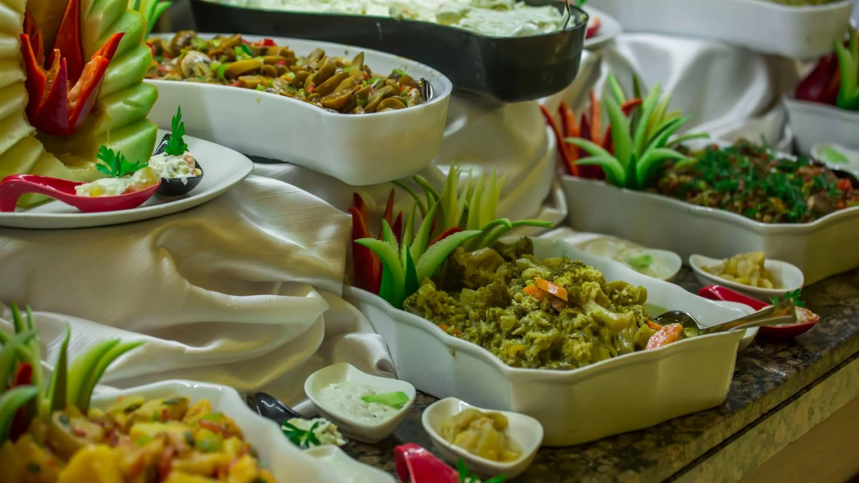 Buffet breakfast in Sarot Termal Park Resort & Spa - Halal Hotel