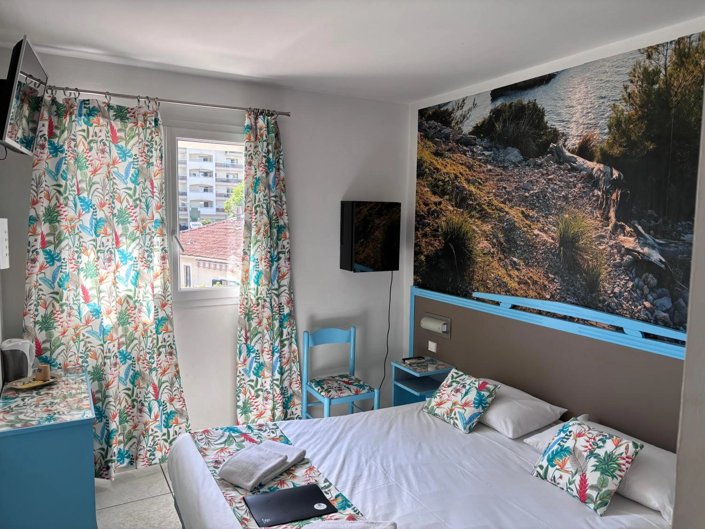 Bed in Hôtel Restaurant de la Mer