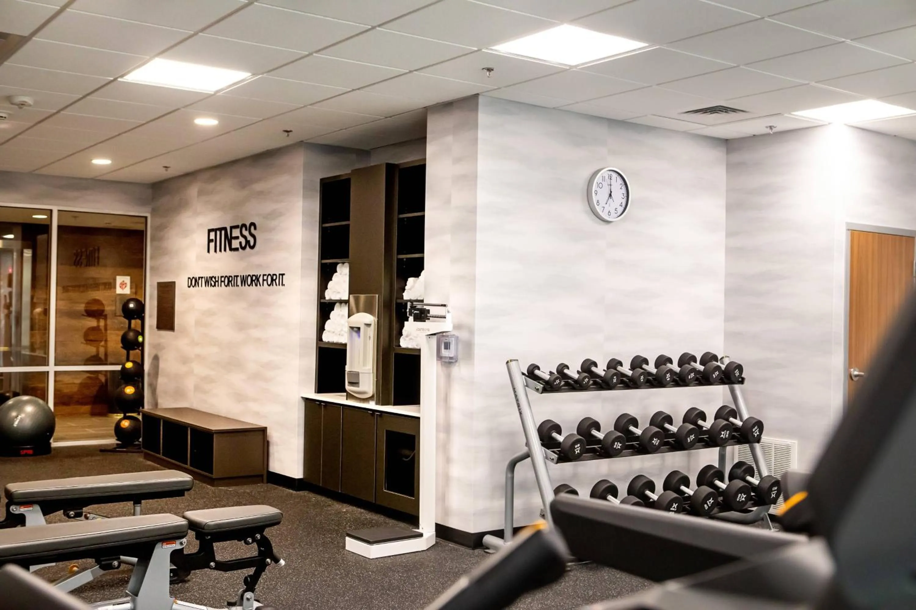 Fitness centre/facilities in Fairfield Inn & Suites by Marriott Richmond Airport