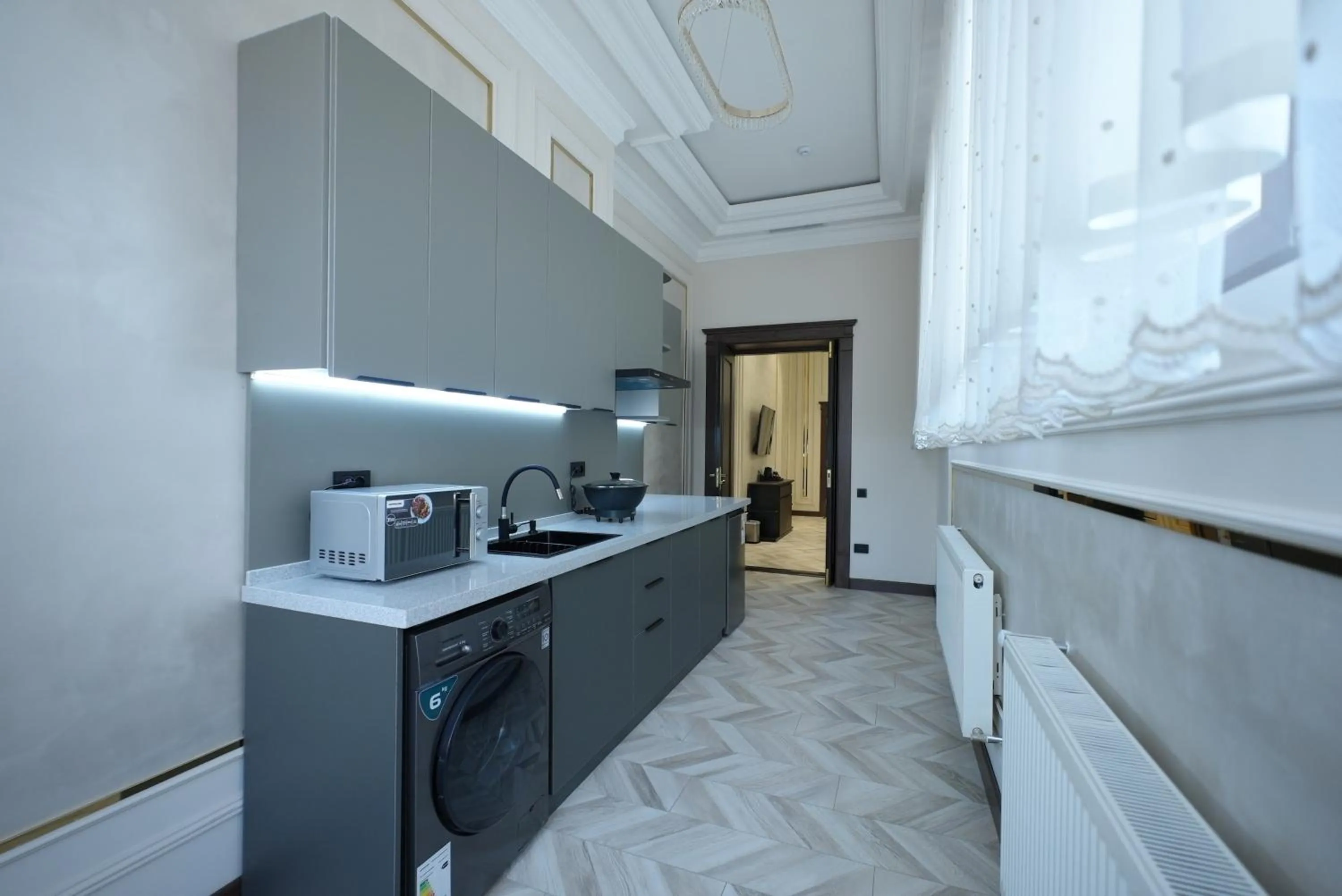 Kitchen or kitchenette in Simma Hotel Spa & Waterpark