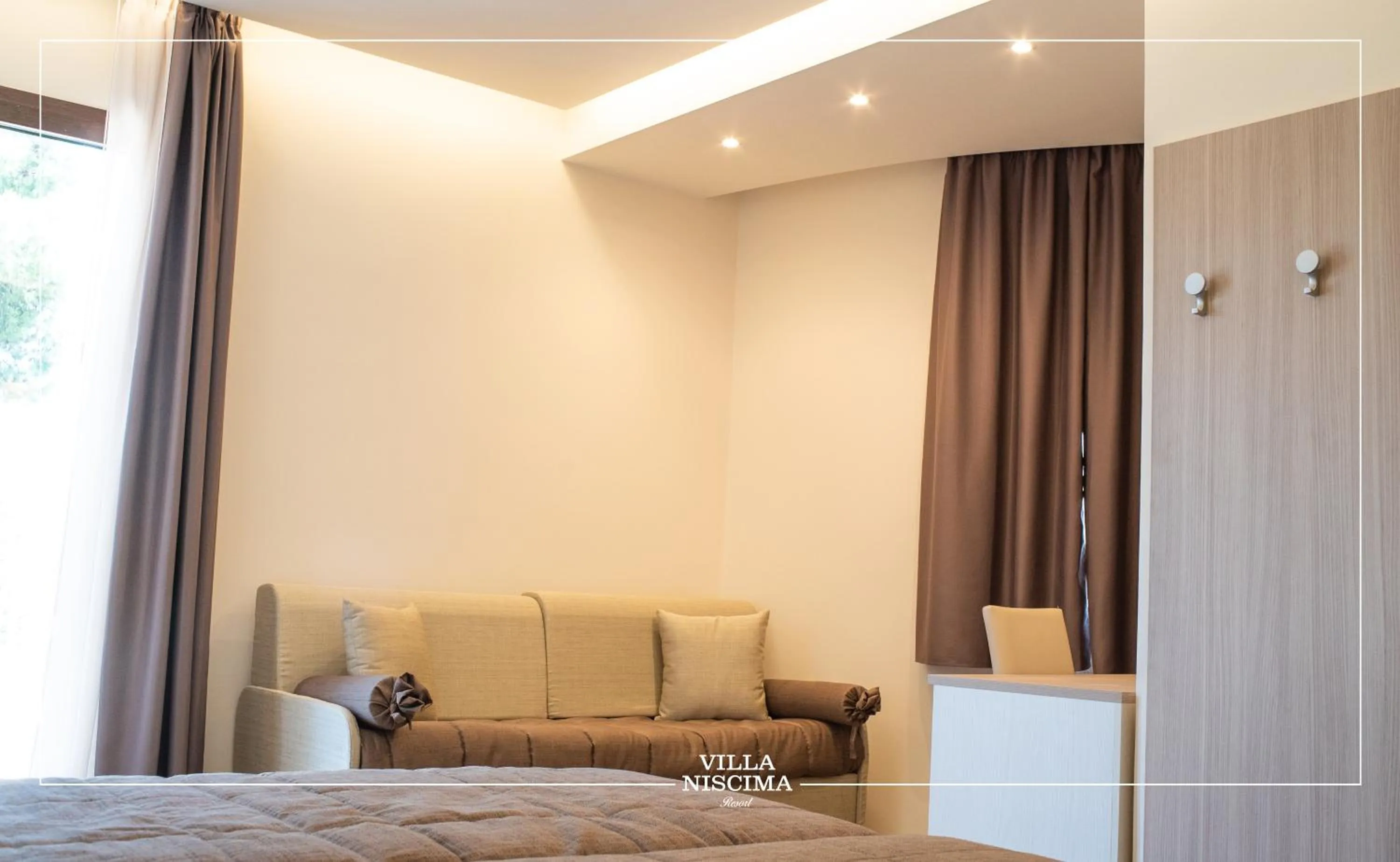 Bed in Villa Niscima