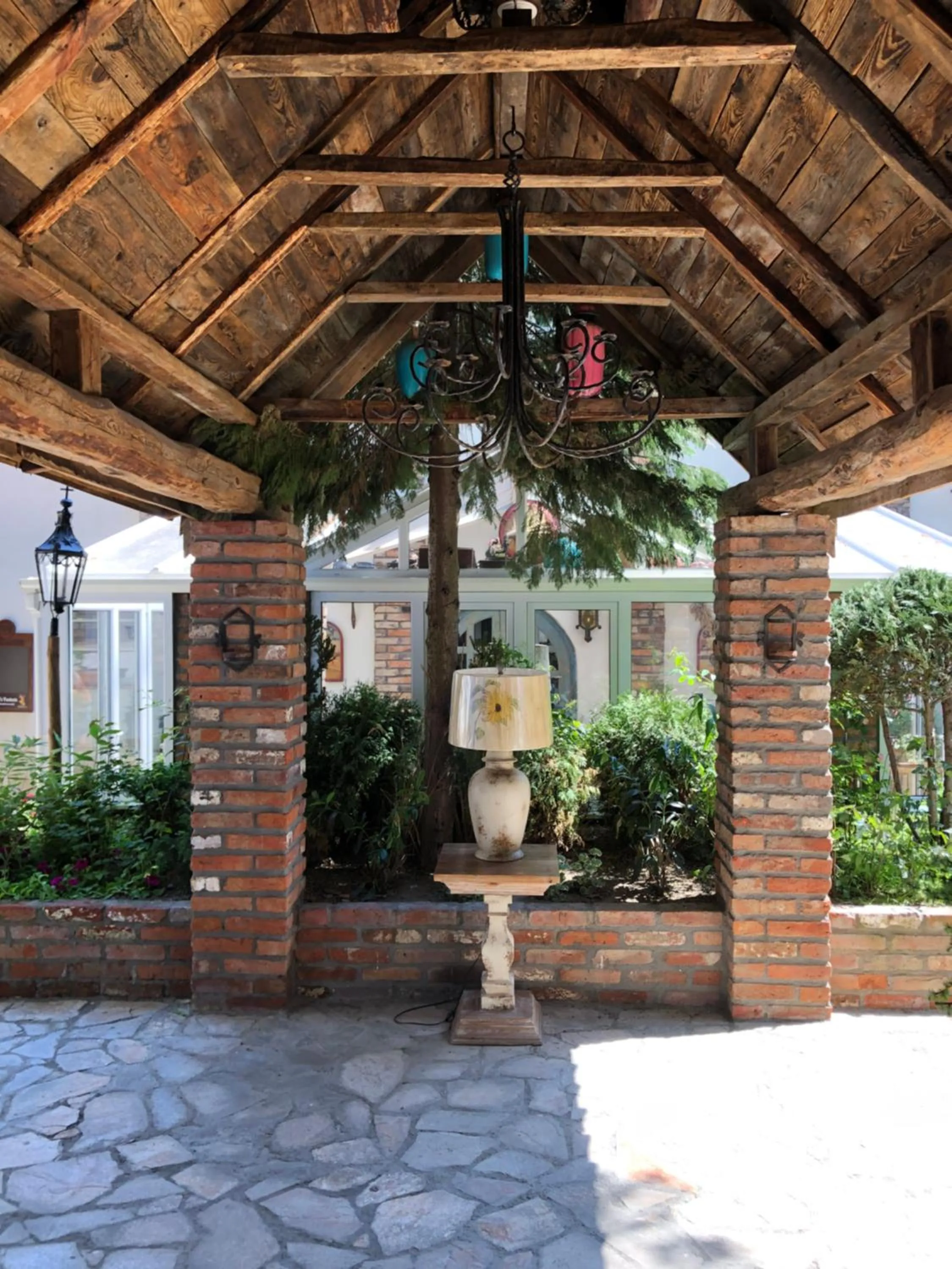 Patio in Paul's Fantasia Boutique Suites