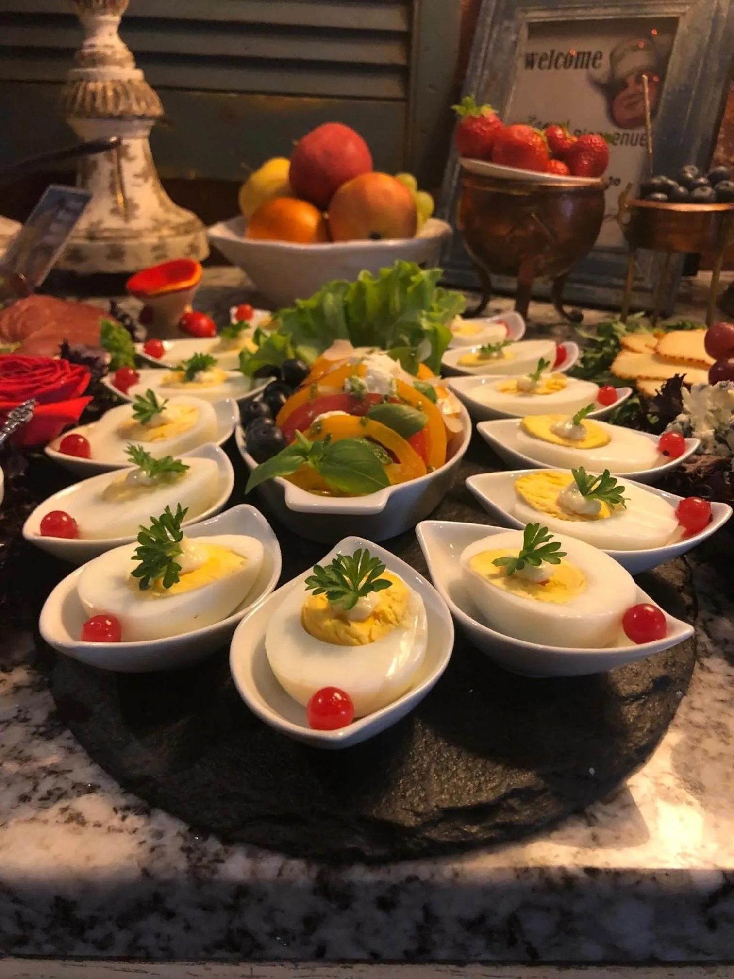 Food close-up in Paul's Fantasia Boutique Suites