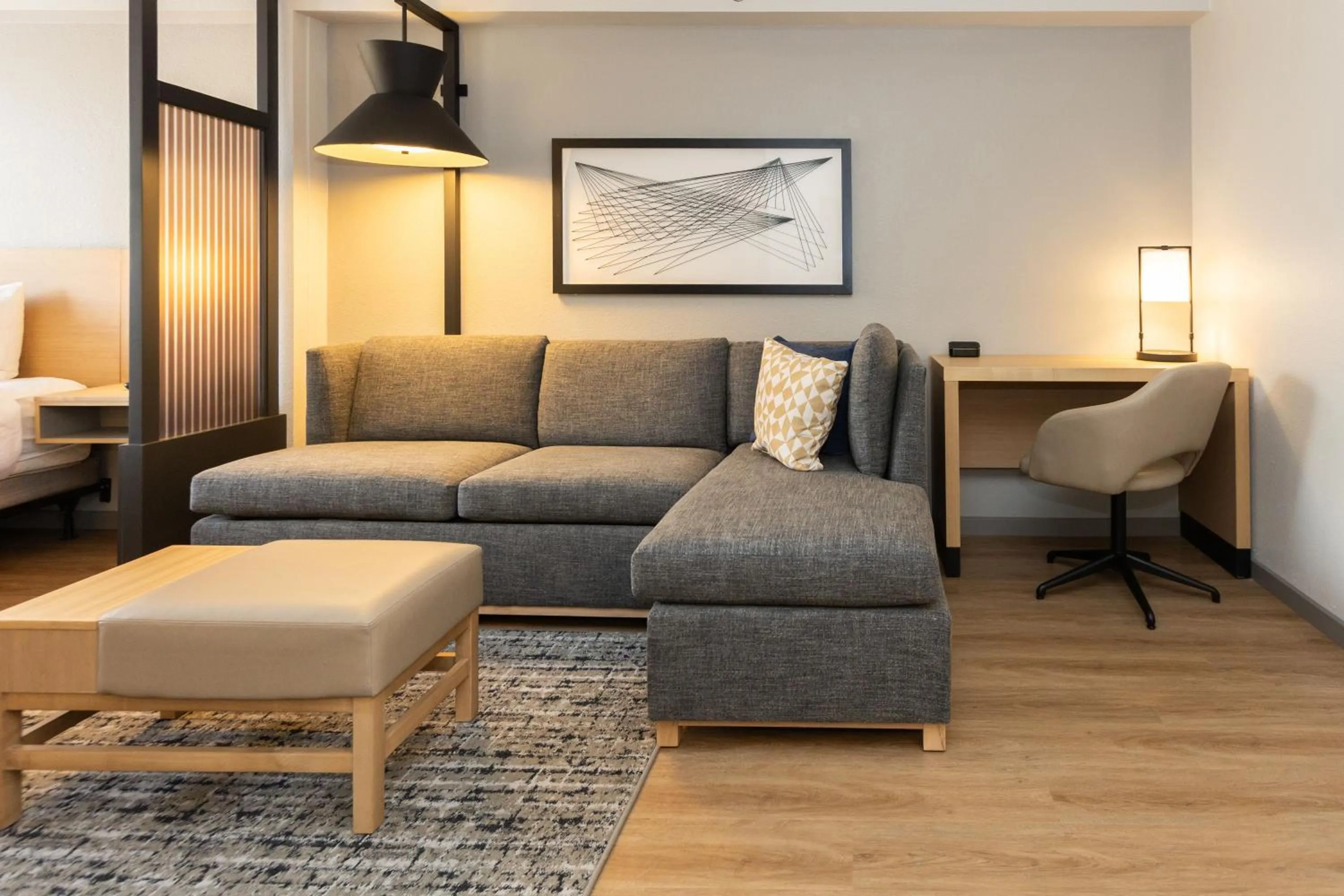 Living room in Hyatt Place Charlotte Arrowood