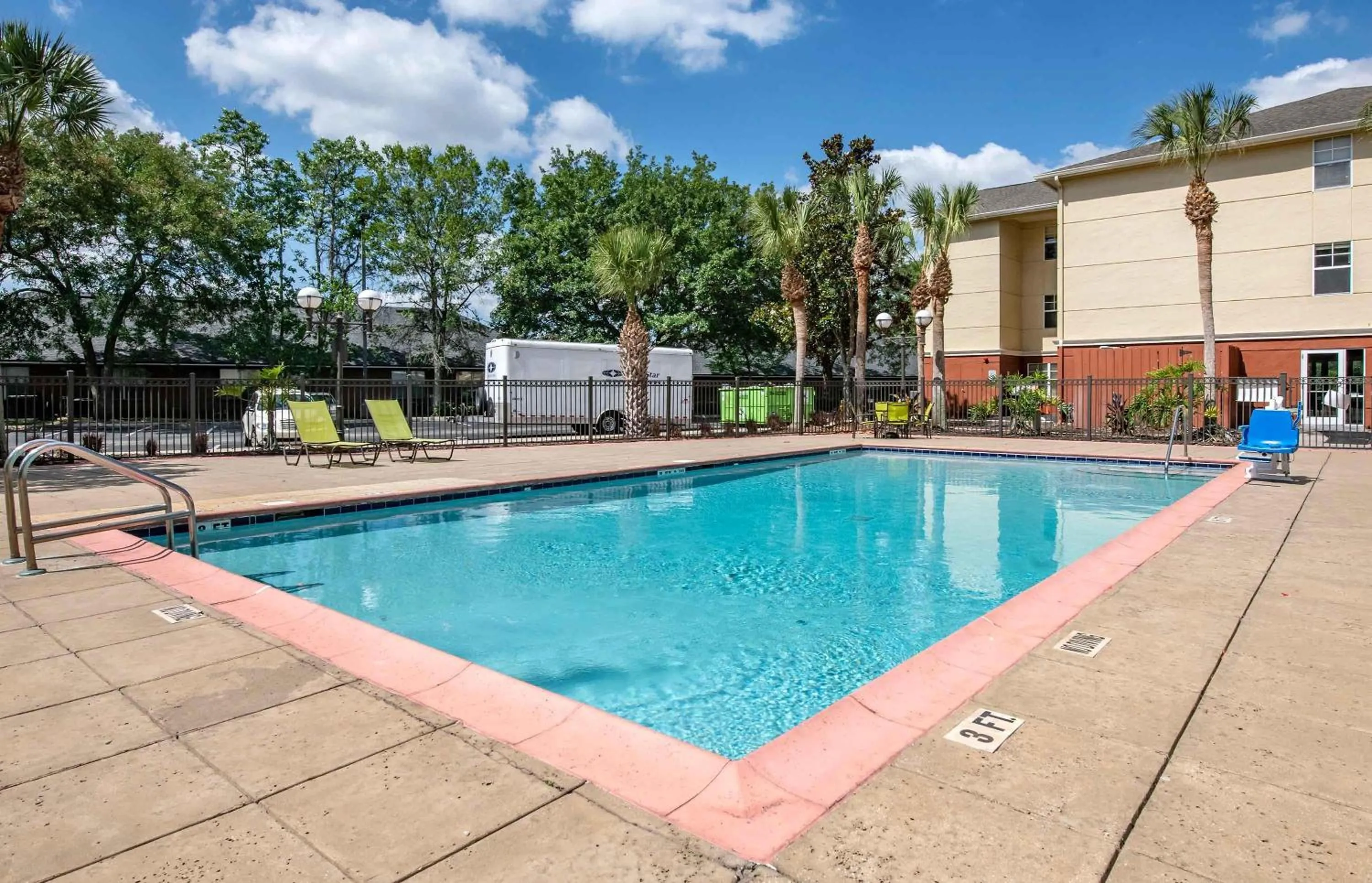 Pool view in Extended Stay America Suites - Jacksonville - Deerwood Park