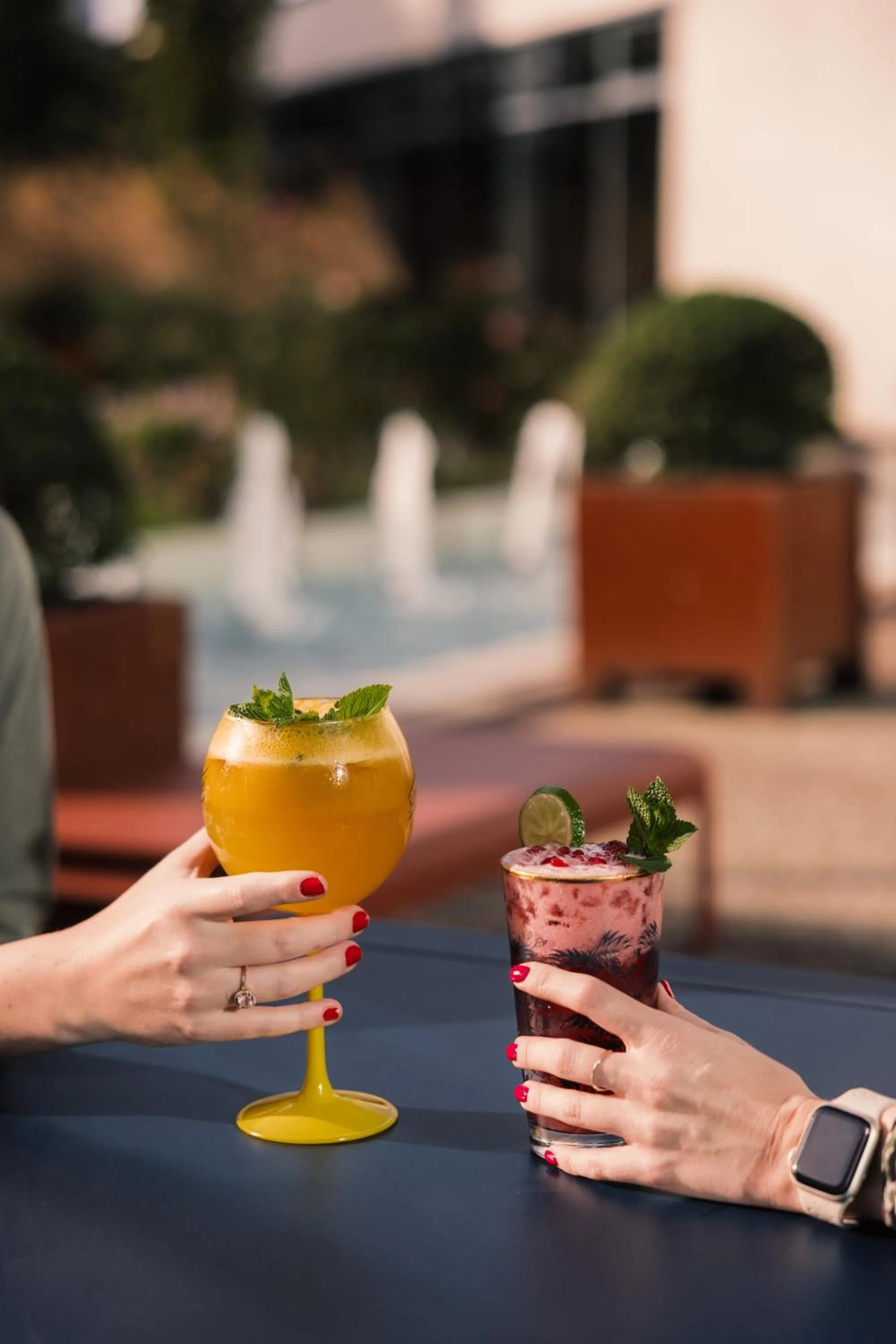 Patio in Novotel Le Havre Centre Gare