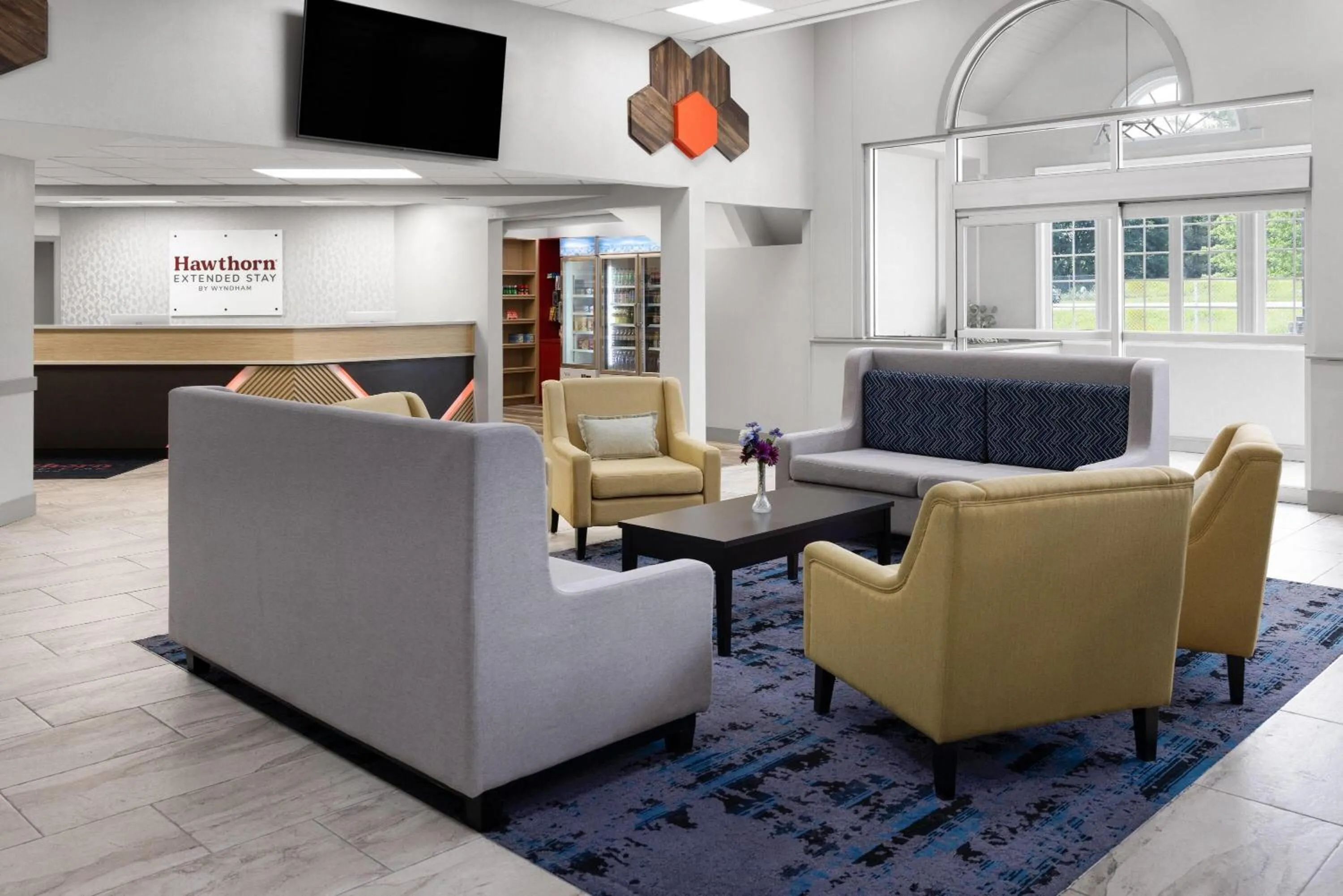 Lobby or reception in Hawthorn Extended Stay by Wyndham Chambersburg
