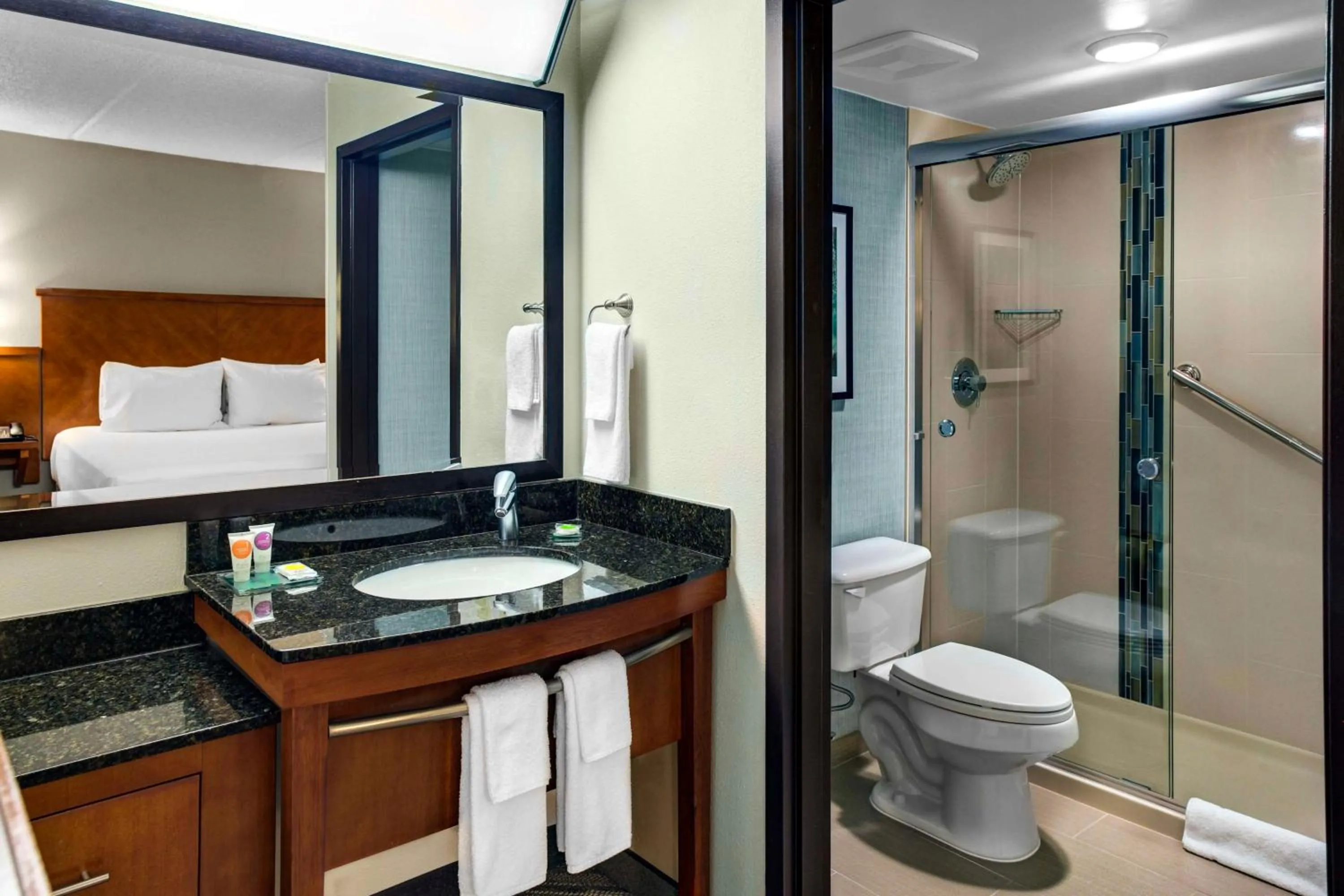 Bathroom in Hyatt Place Cincinnati Airport