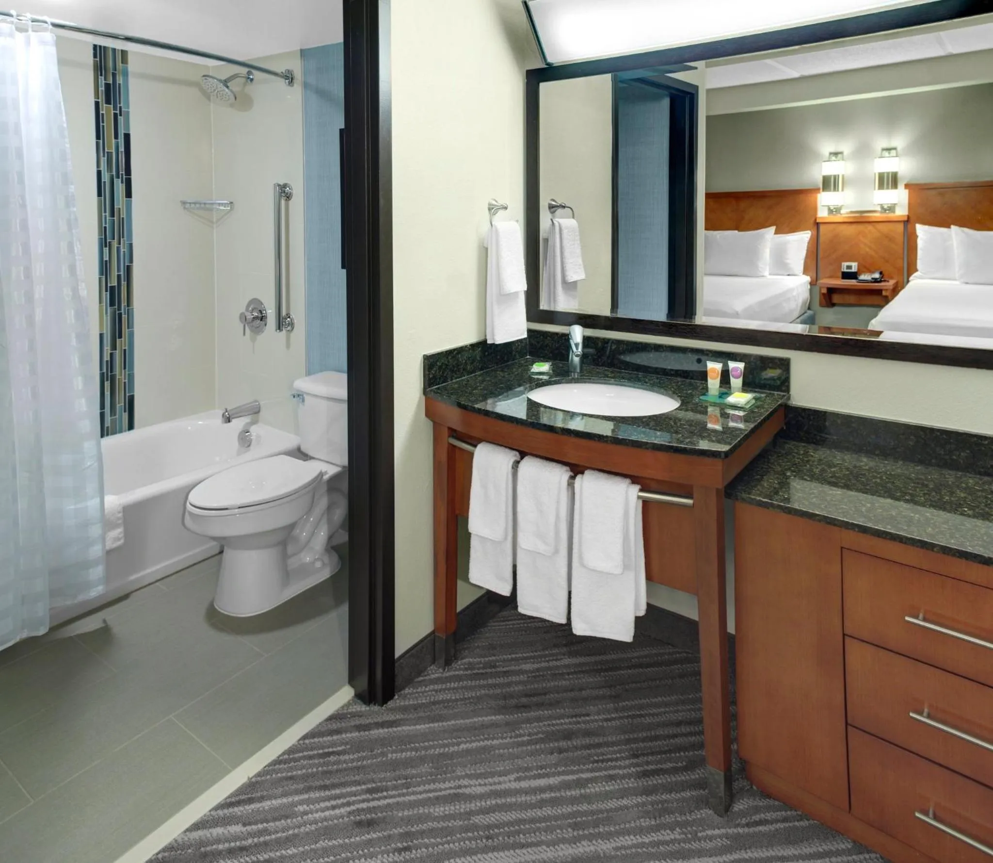 Bathroom in Candlewood Suites - Cincinnati Northeast - Mason by IHG