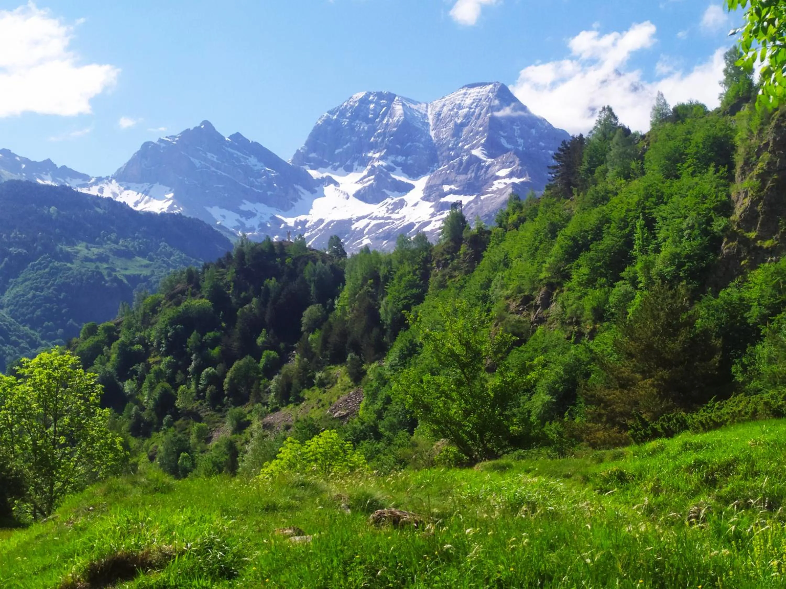 Natural landscape in Chez Lolette