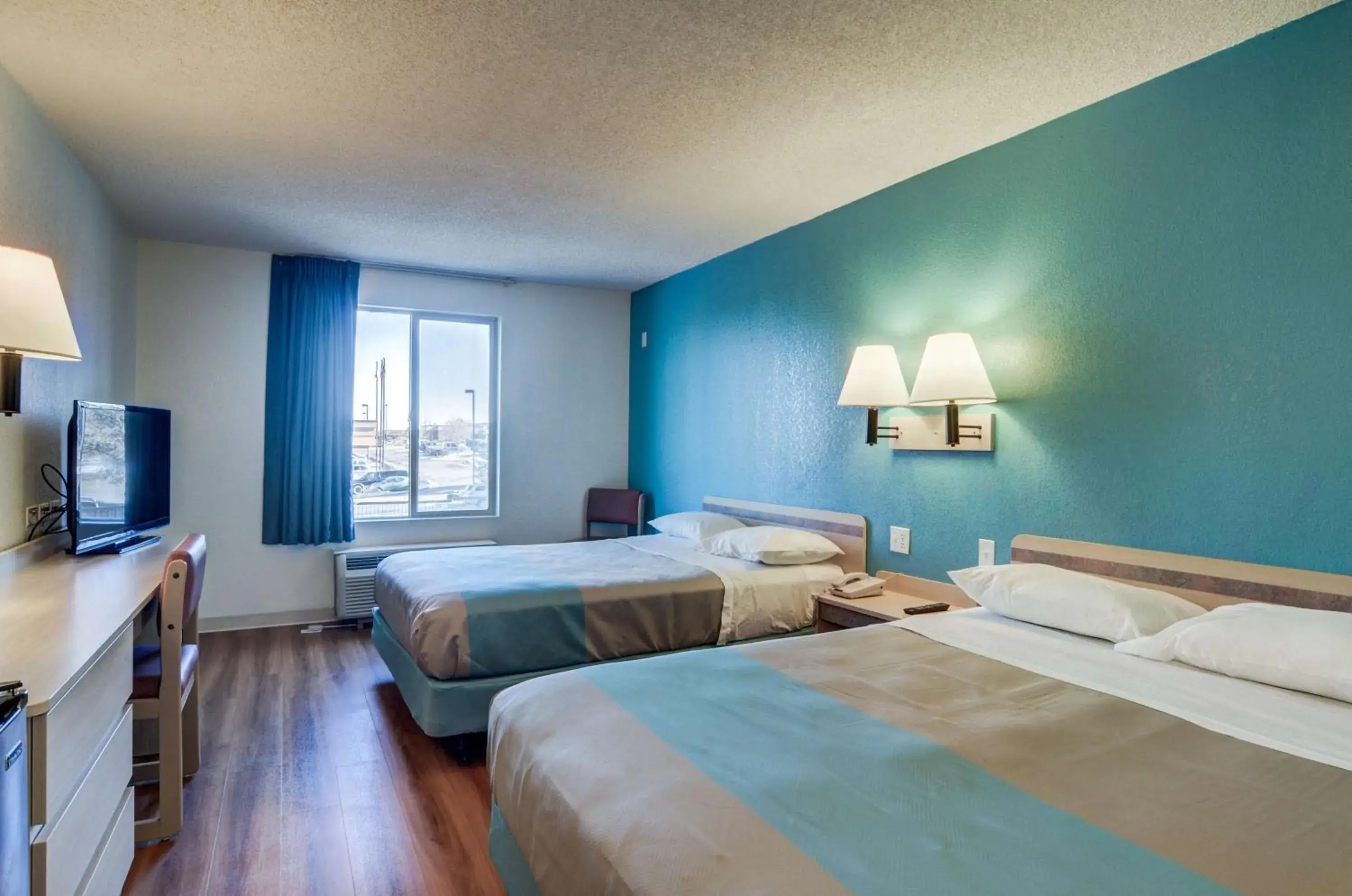 Queen Room with Two Queen Beds - single occupancy - Non-Smoking in Motel 6-Greenwood Village, CO - Denver - South Tech Center Queen Room with Two Queen Beds - single occupancy - Non-Smoking in Motel 6-Greenwood Village, CO - Denver - South Tech Center