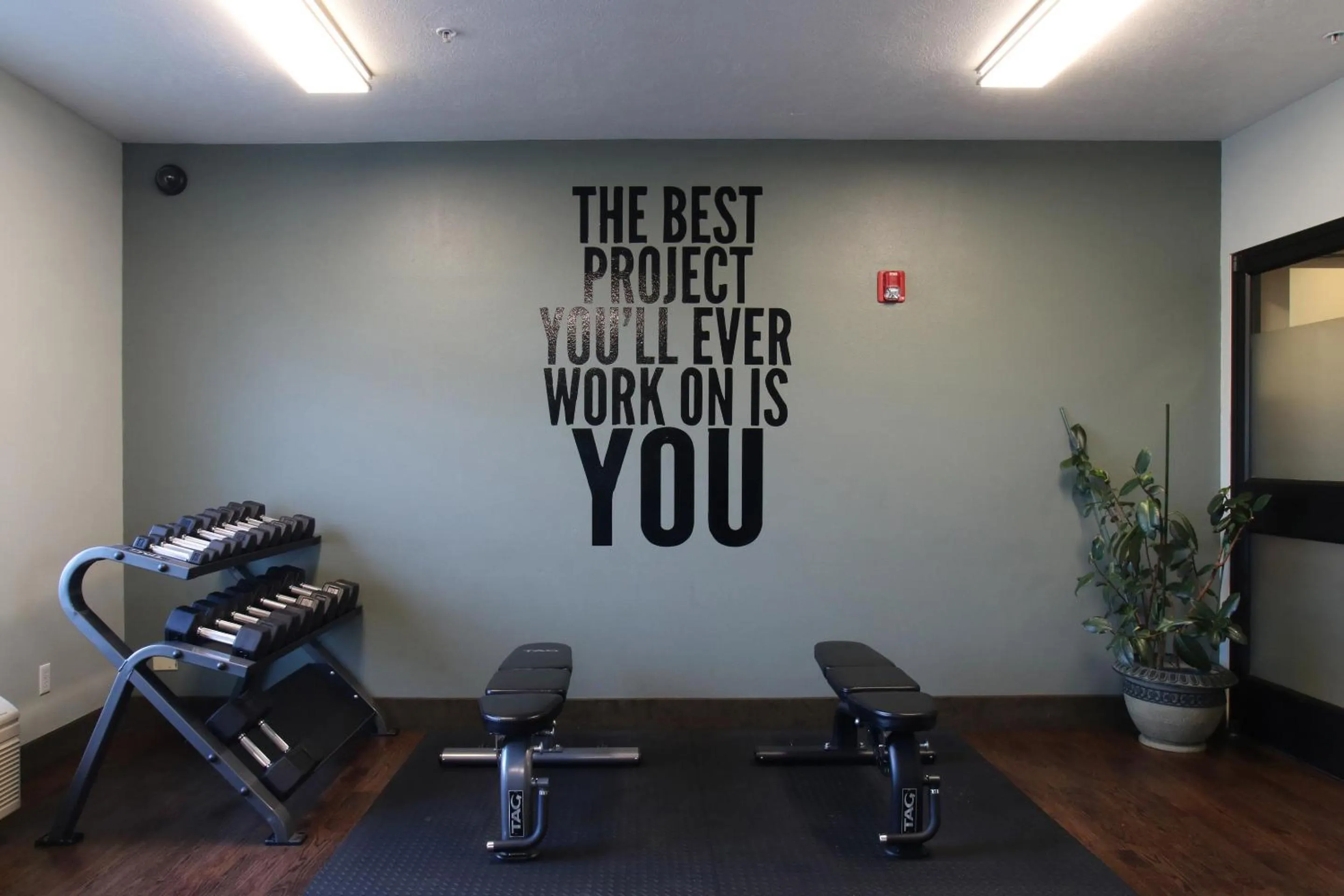 Fitness centre/facilities in Oxford Suites Spokane Valley