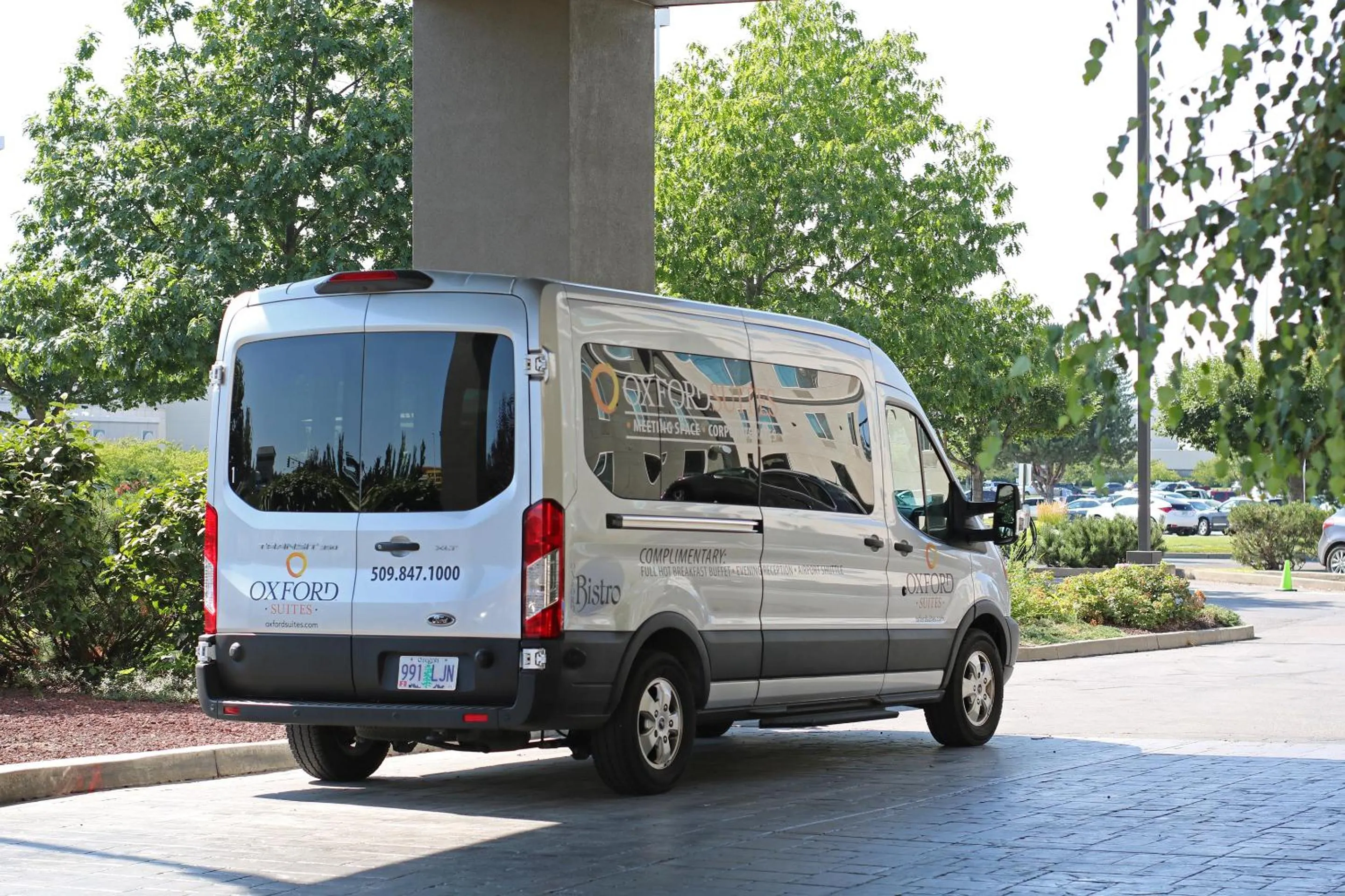 On site in Oxford Suites Spokane Valley