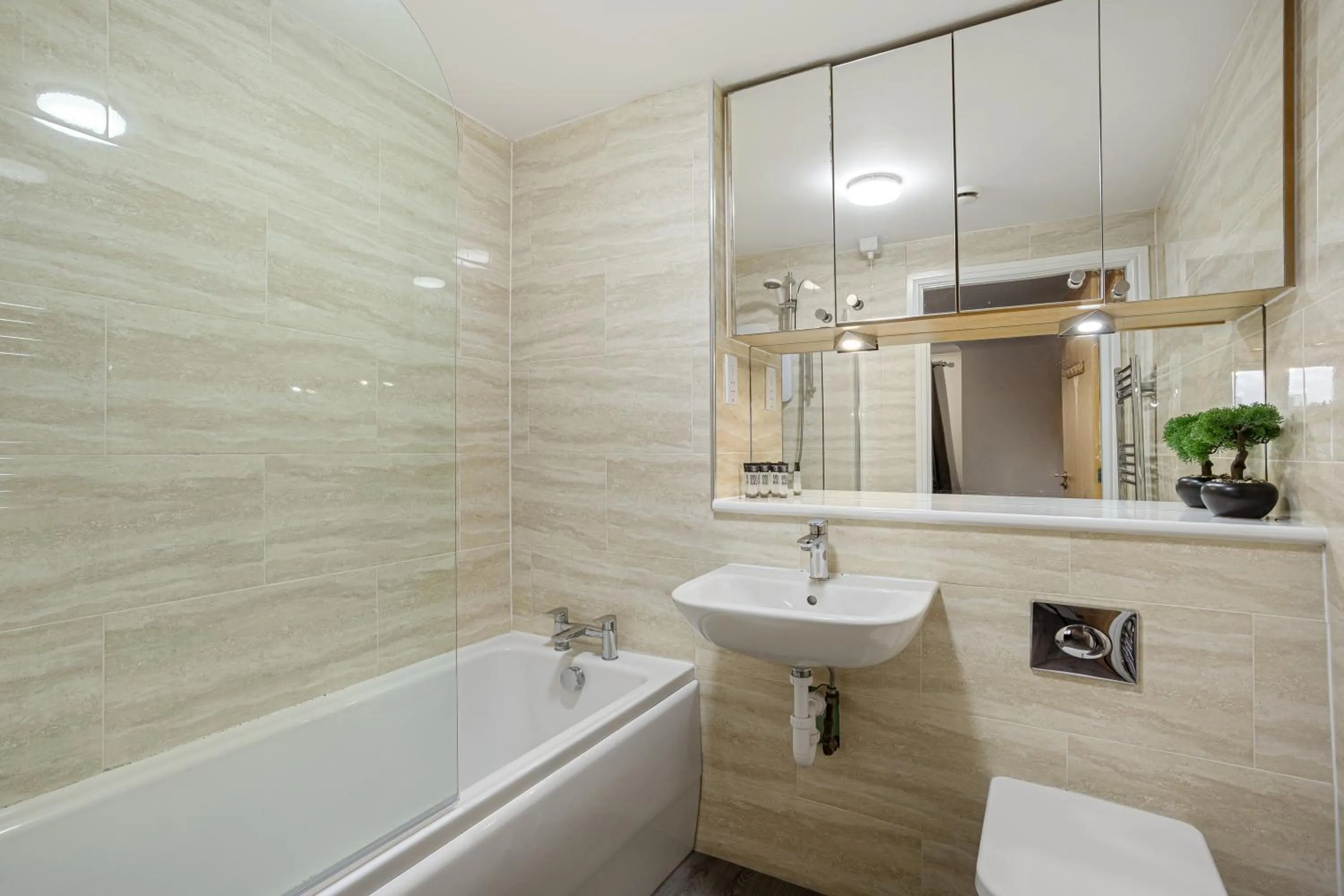 Bathroom in Bookbinders Apartments Leeds City Centre