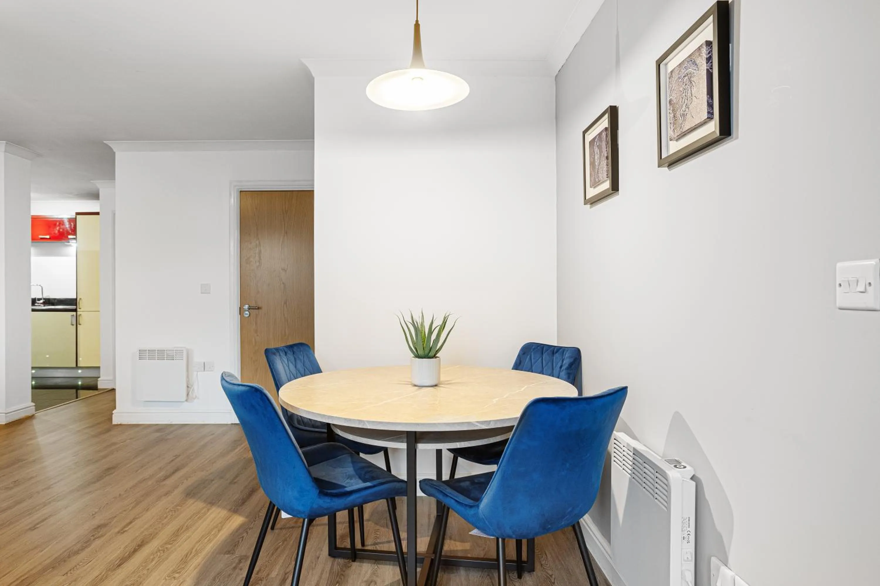 Living room in Bookbinders Apartments Leeds City Centre