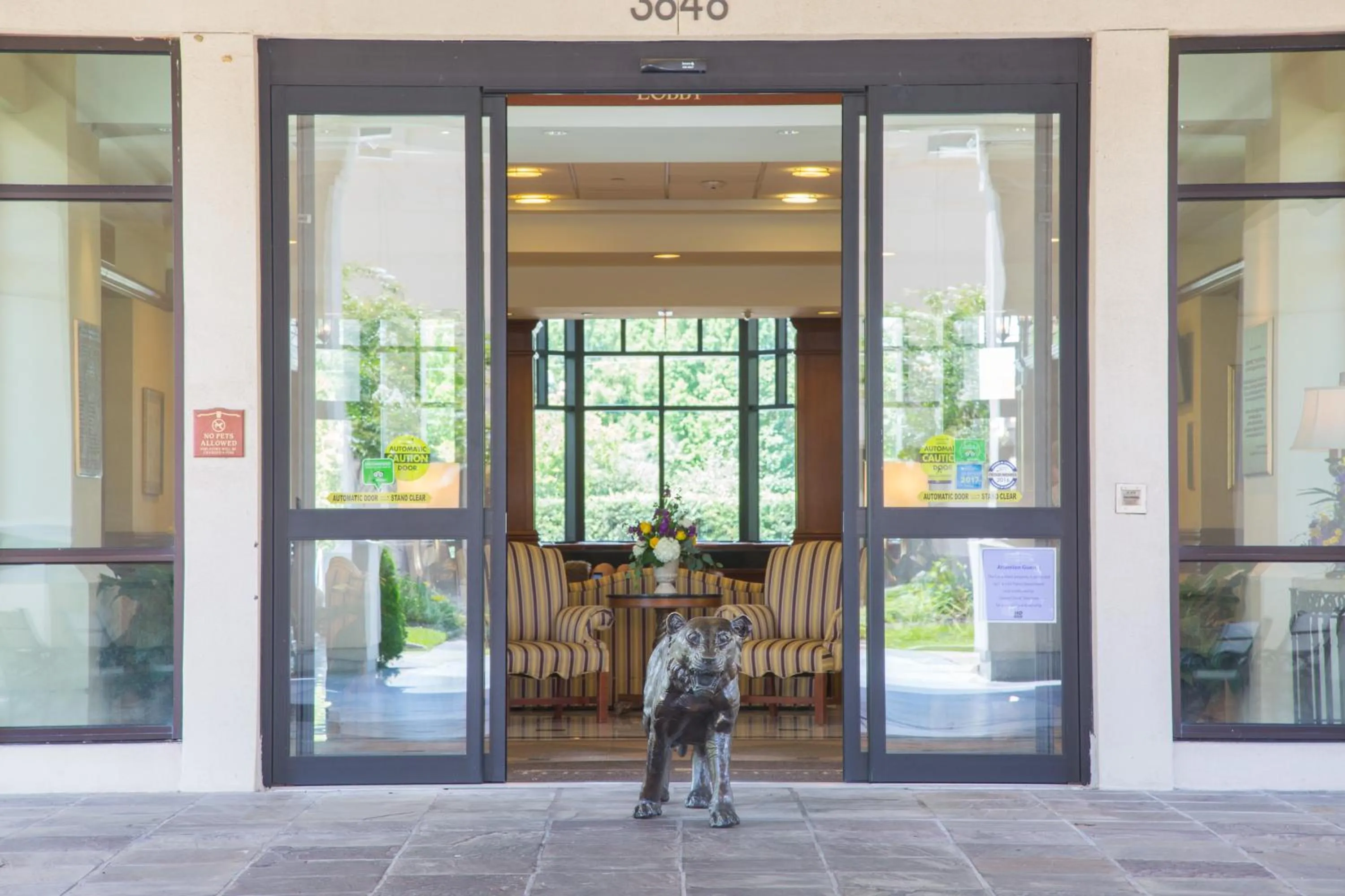 Facade/entrance in The Cook Hotel and Conference Center at LSU