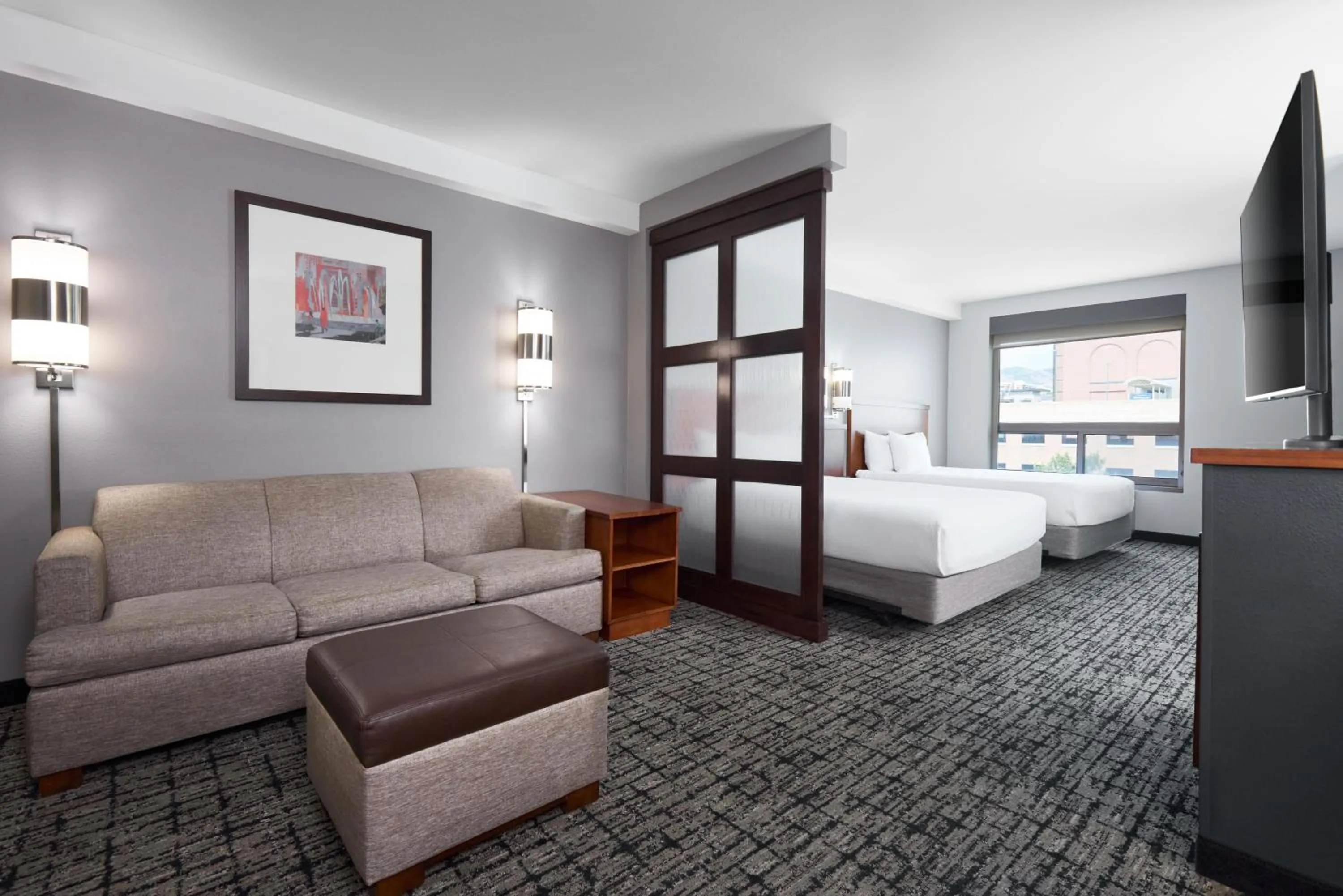 Bedroom, Bed in Hyatt Place Salt Lake City Downtown / The Gateway