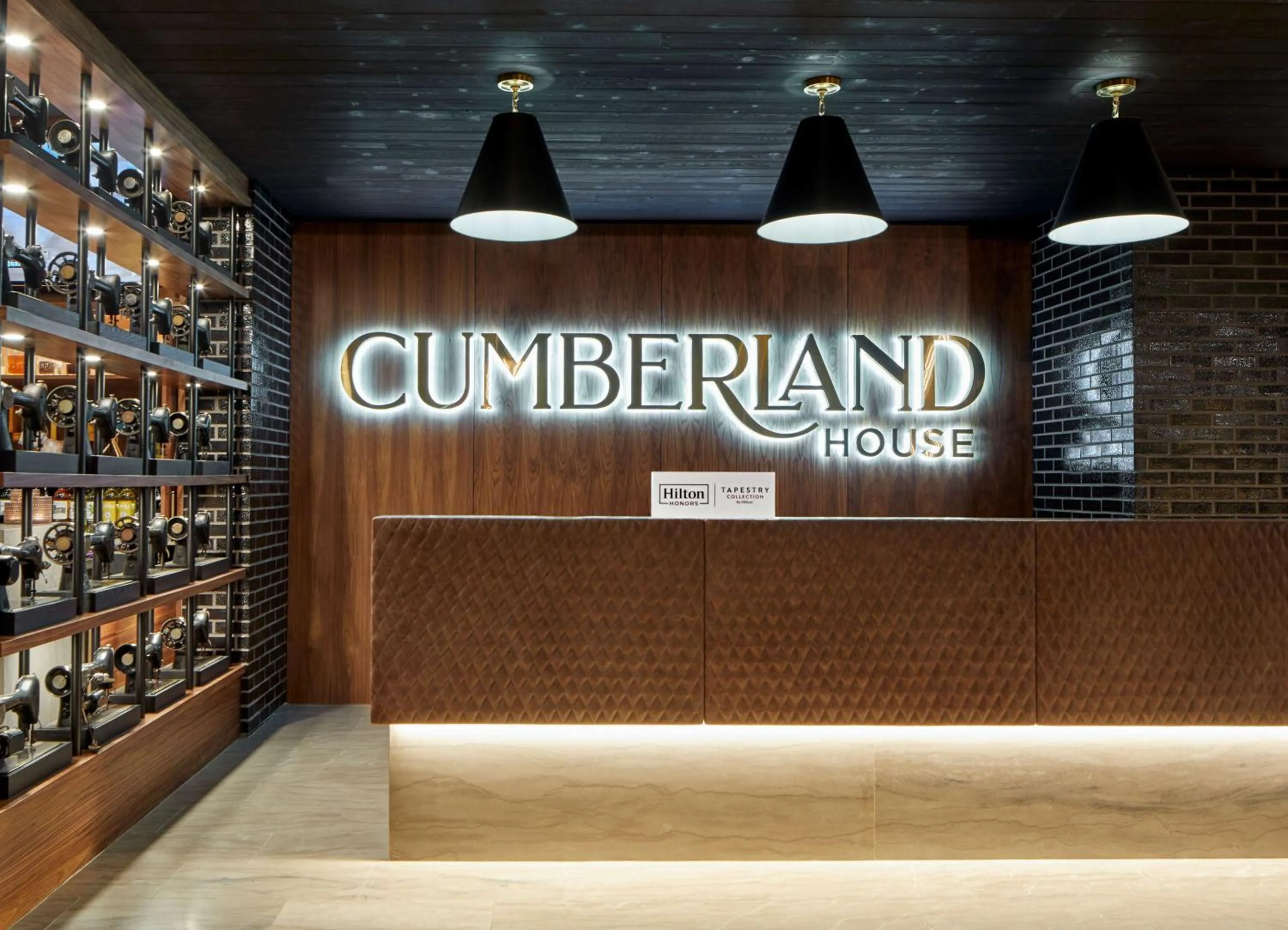 Lobby or reception in Cumberland House Knoxville, Tapestry Collection by Hilton