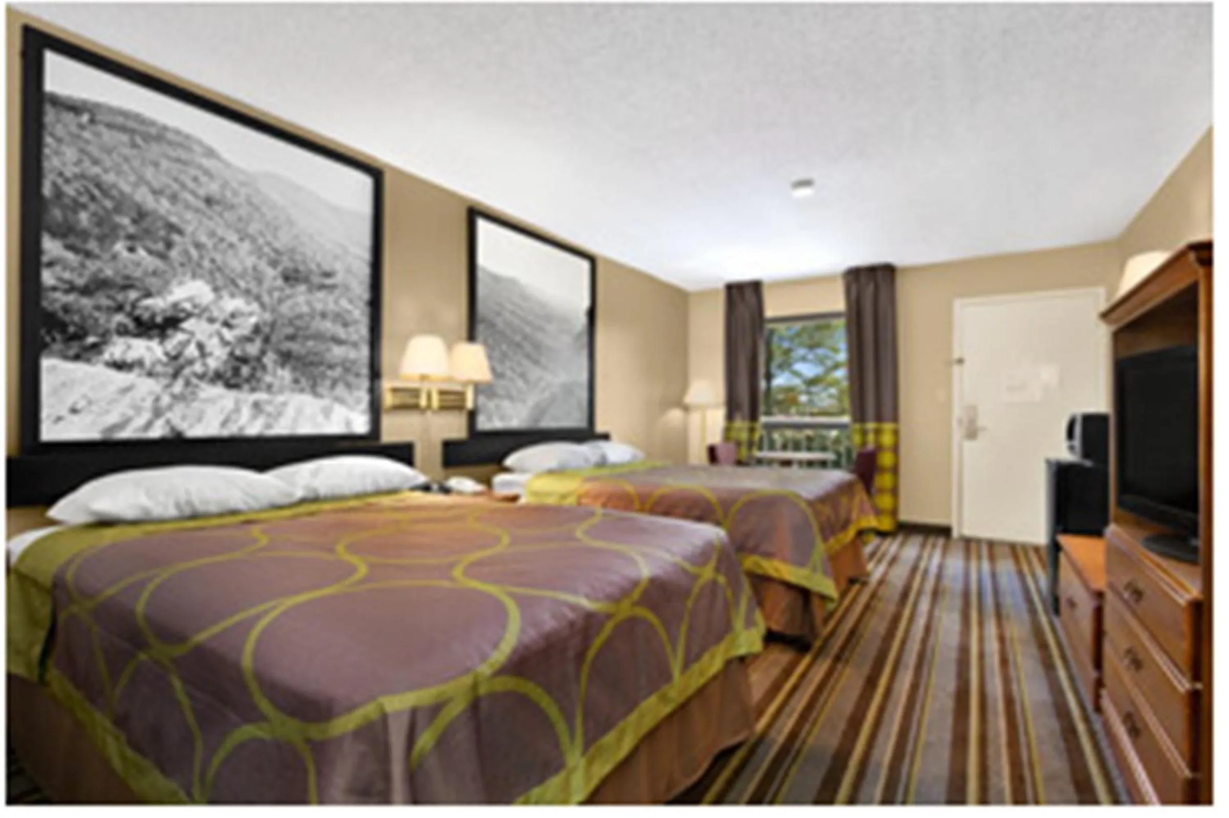 Bedroom, Bed in Super 8 by Wyndham Oxford