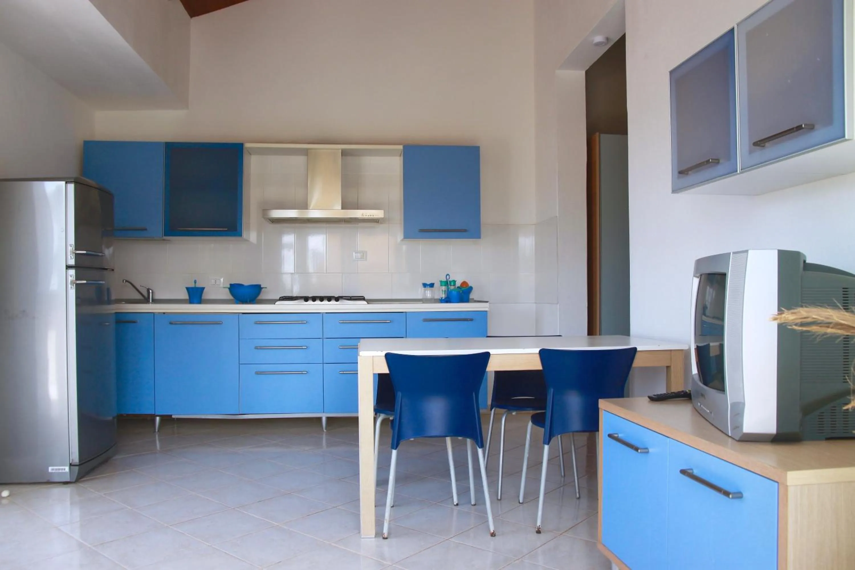 Kitchen or kitchenette in Nautilus Aparthotel