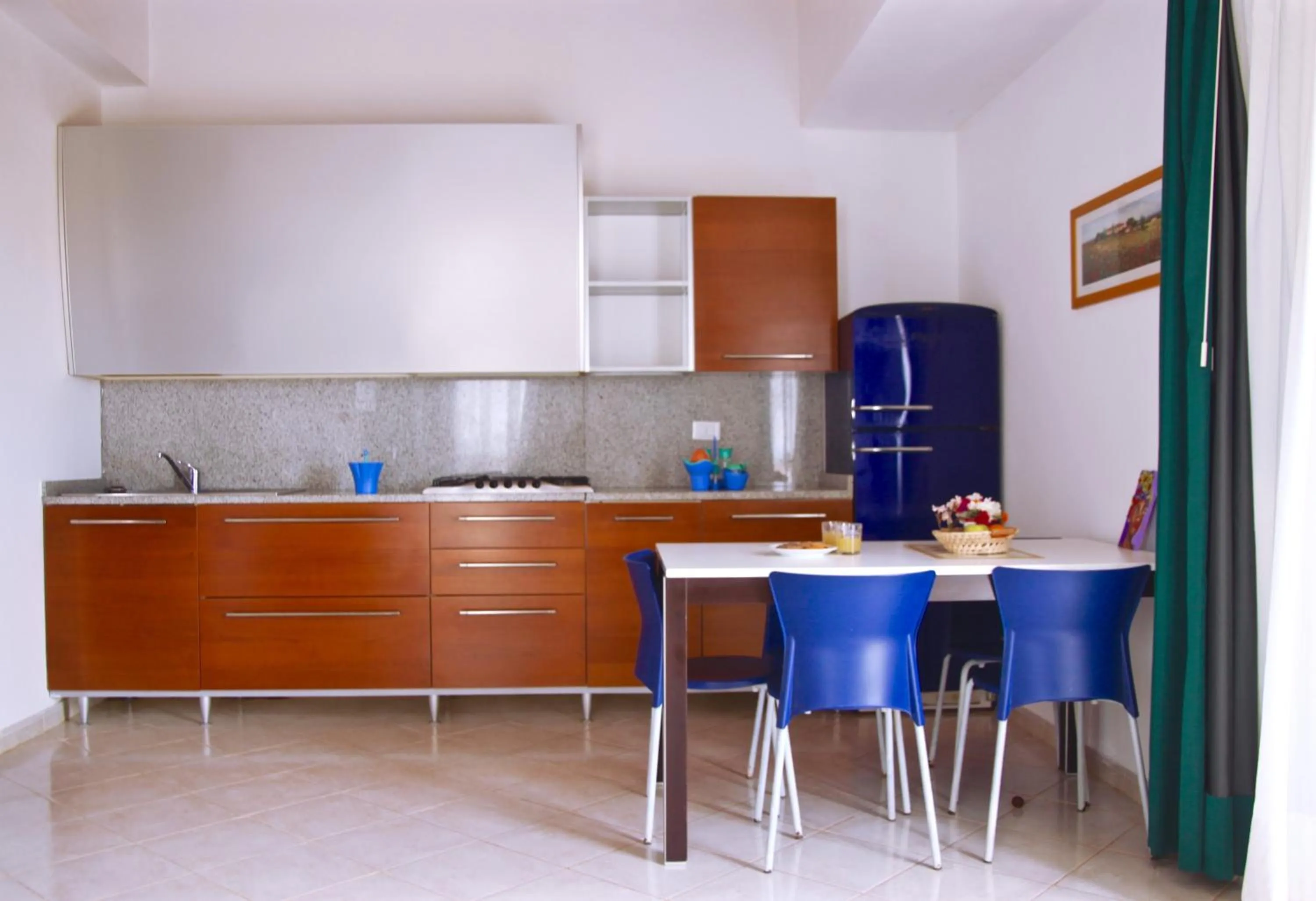 Kitchen or kitchenette in Nautilus Aparthotel