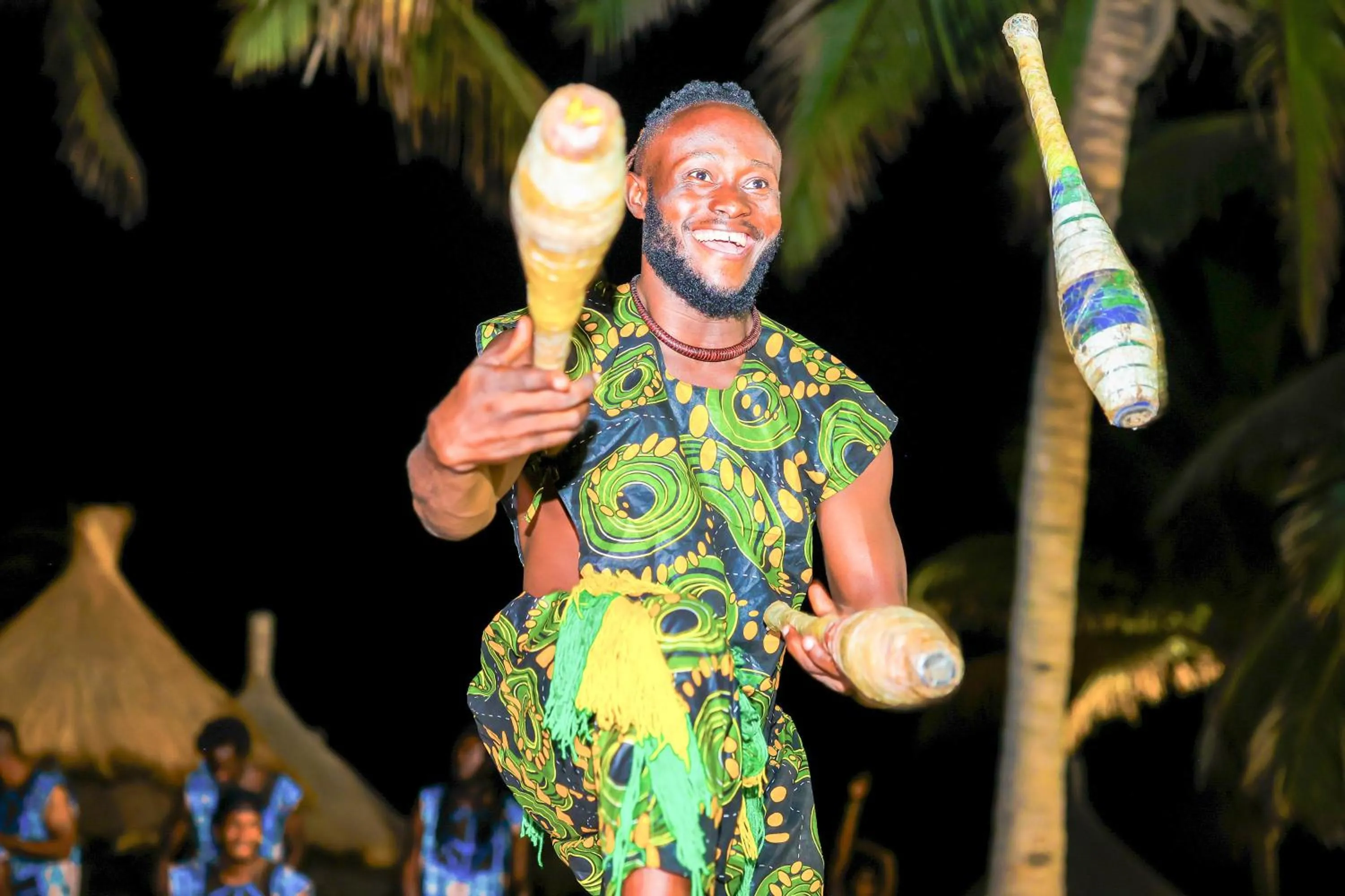 Evening entertainment in Tamala Beach Resort