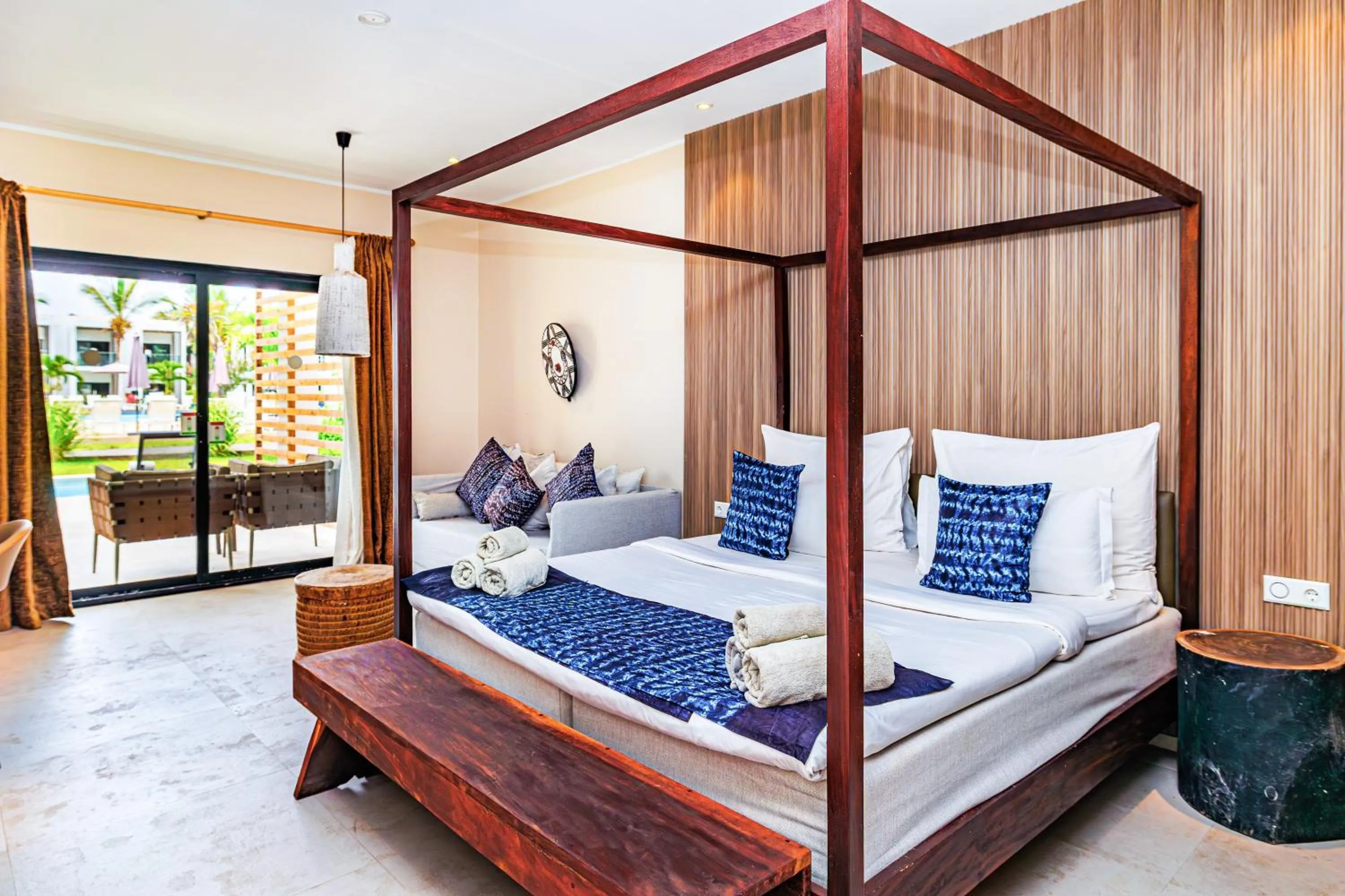 View (from property/room), Bed in Tamala Beach Resort