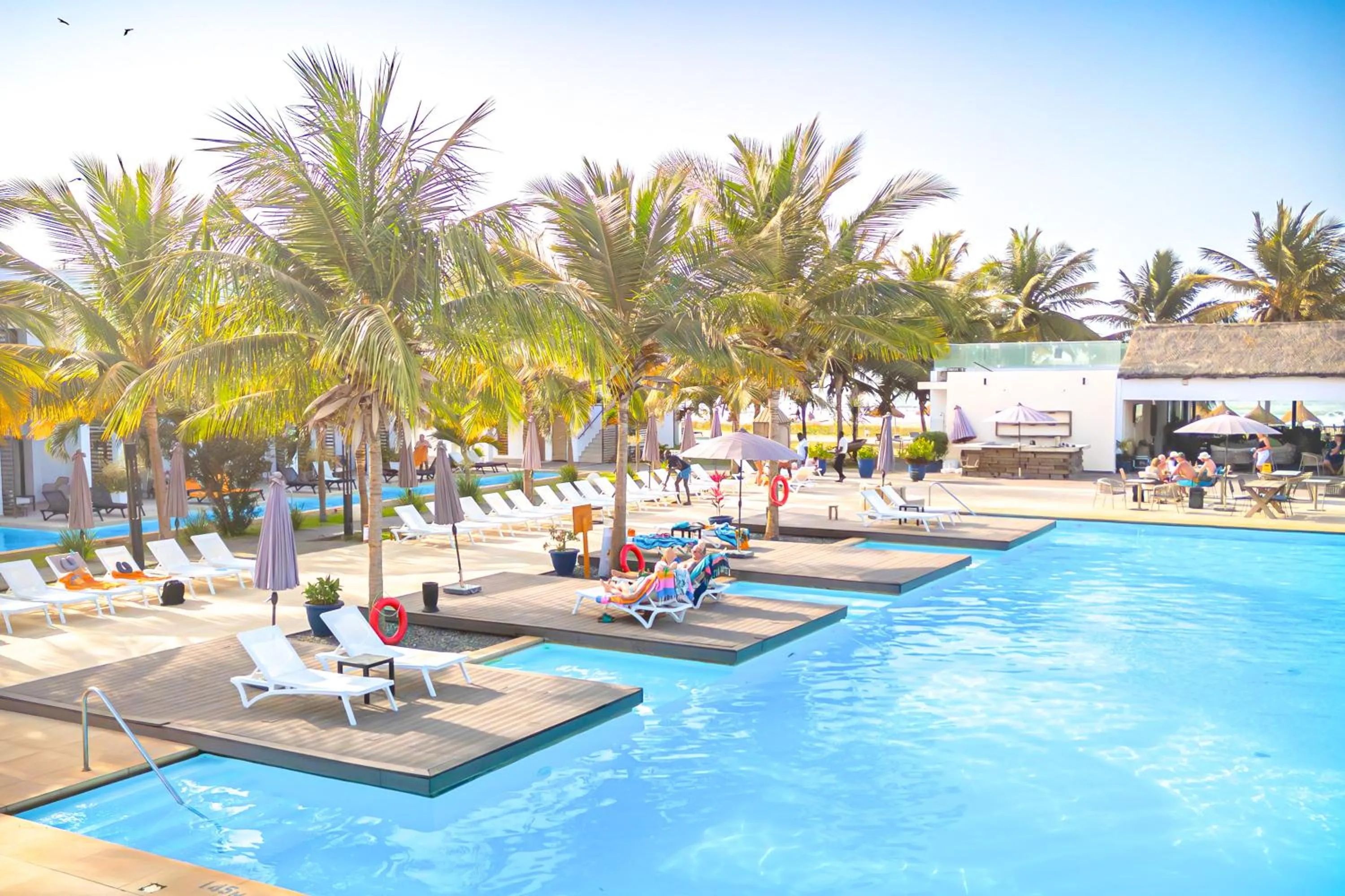 Pool view in Tamala Beach Resort