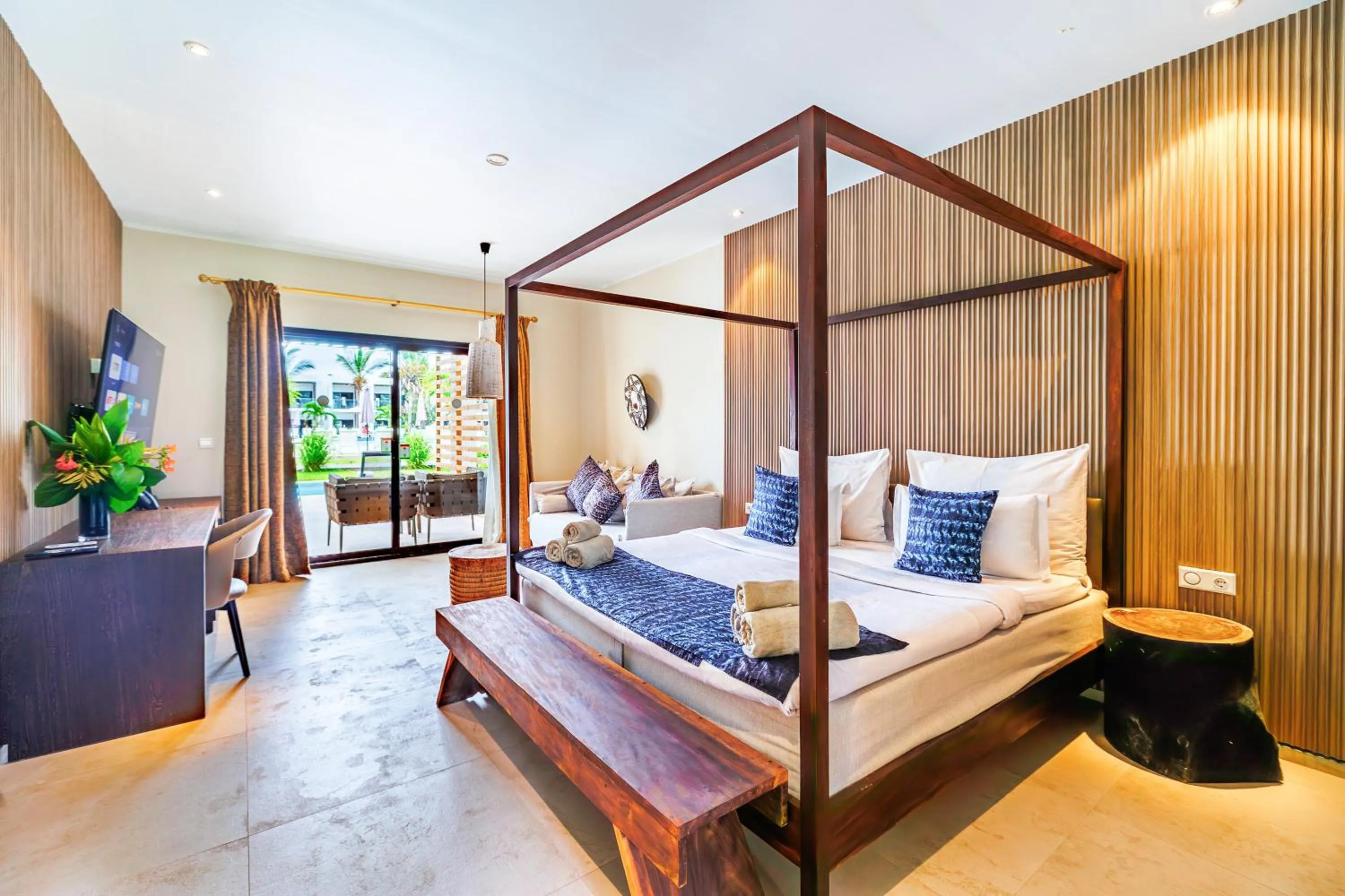 TV and multimedia, Bed in Tamala Beach Resort