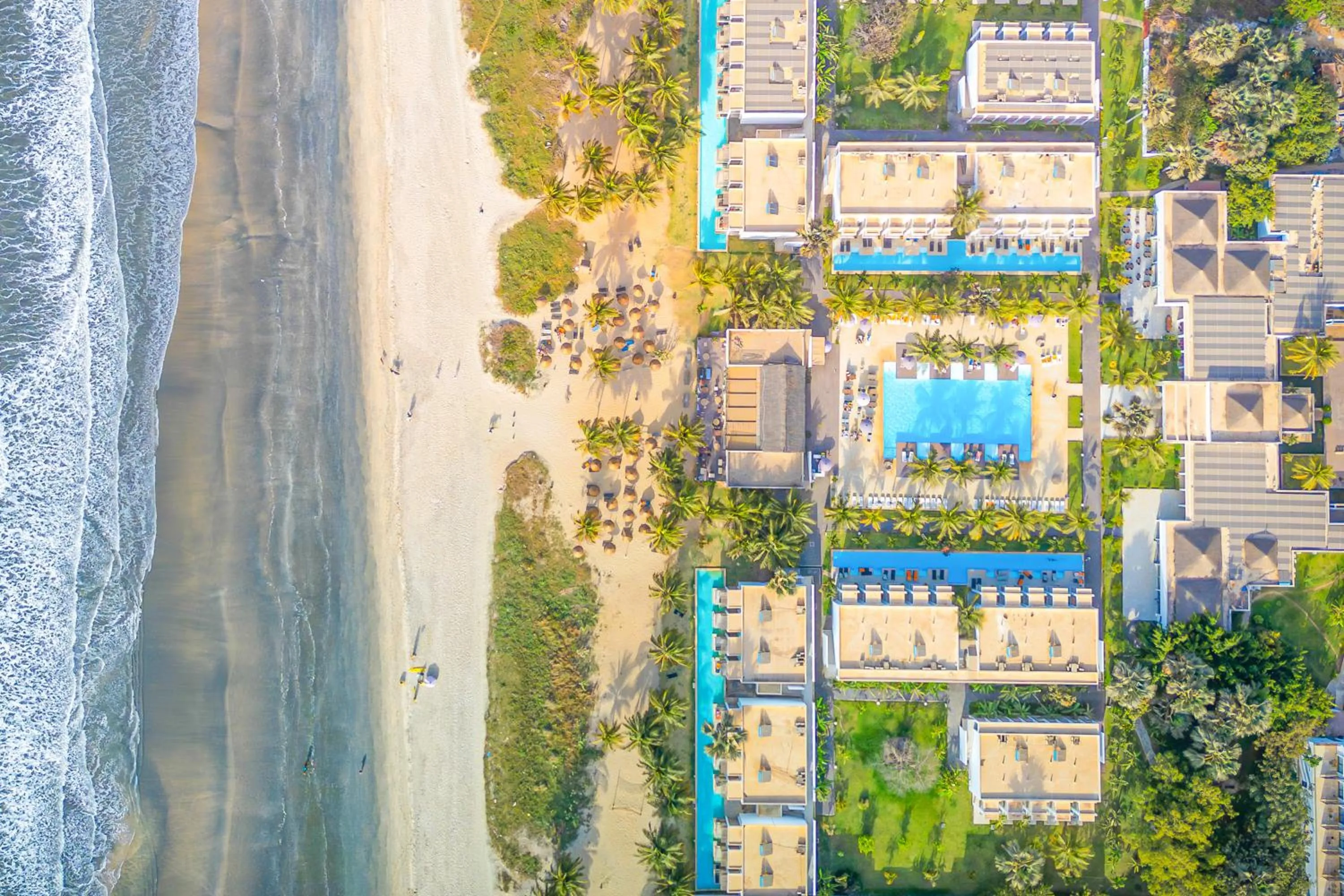 Bird's eye view in Tamala Beach Resort