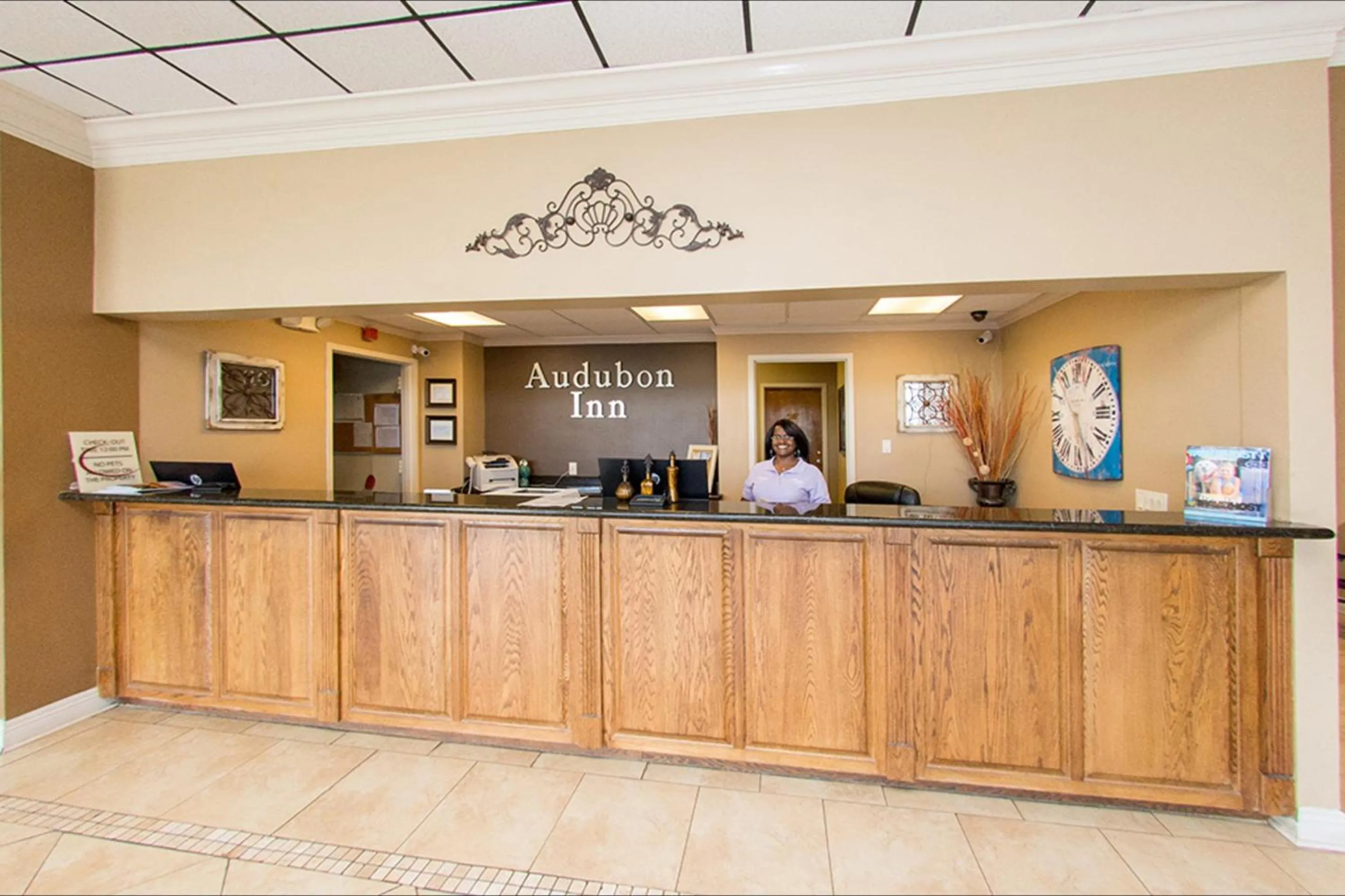 Lobby or reception in Audubon Inn Port Allen I-10