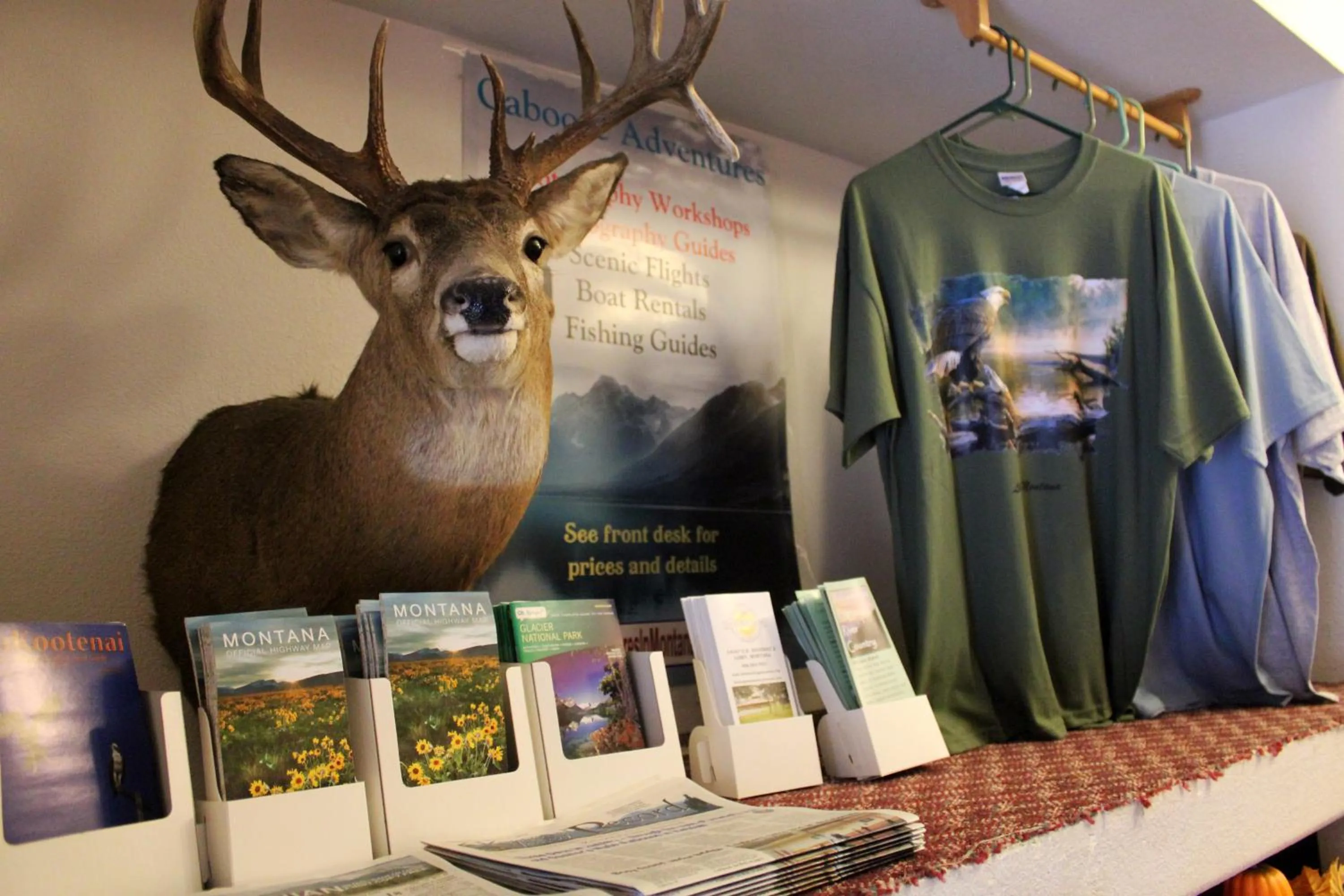 Lobby or reception in Caboose Motel