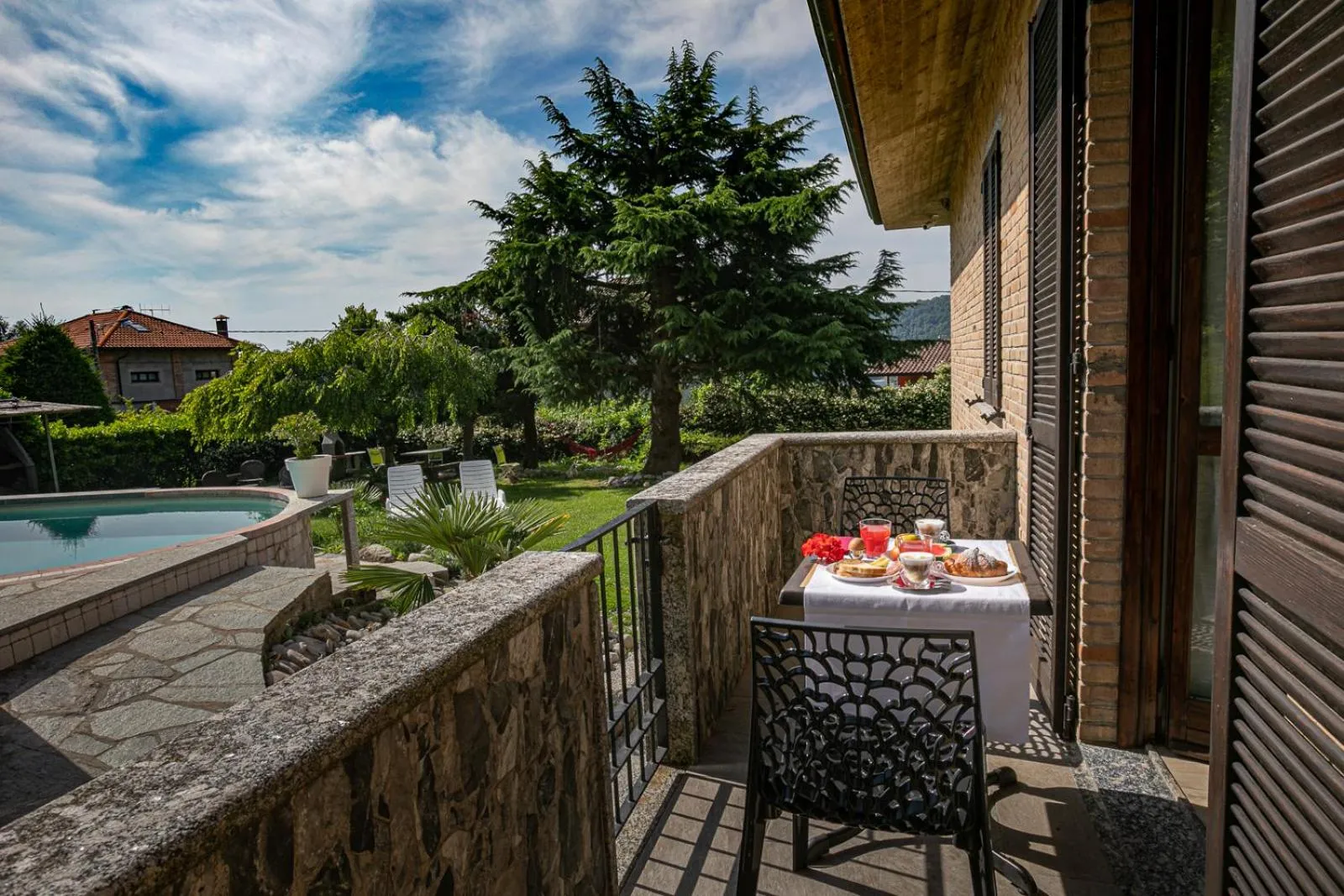 Garden view in Villa Cuore