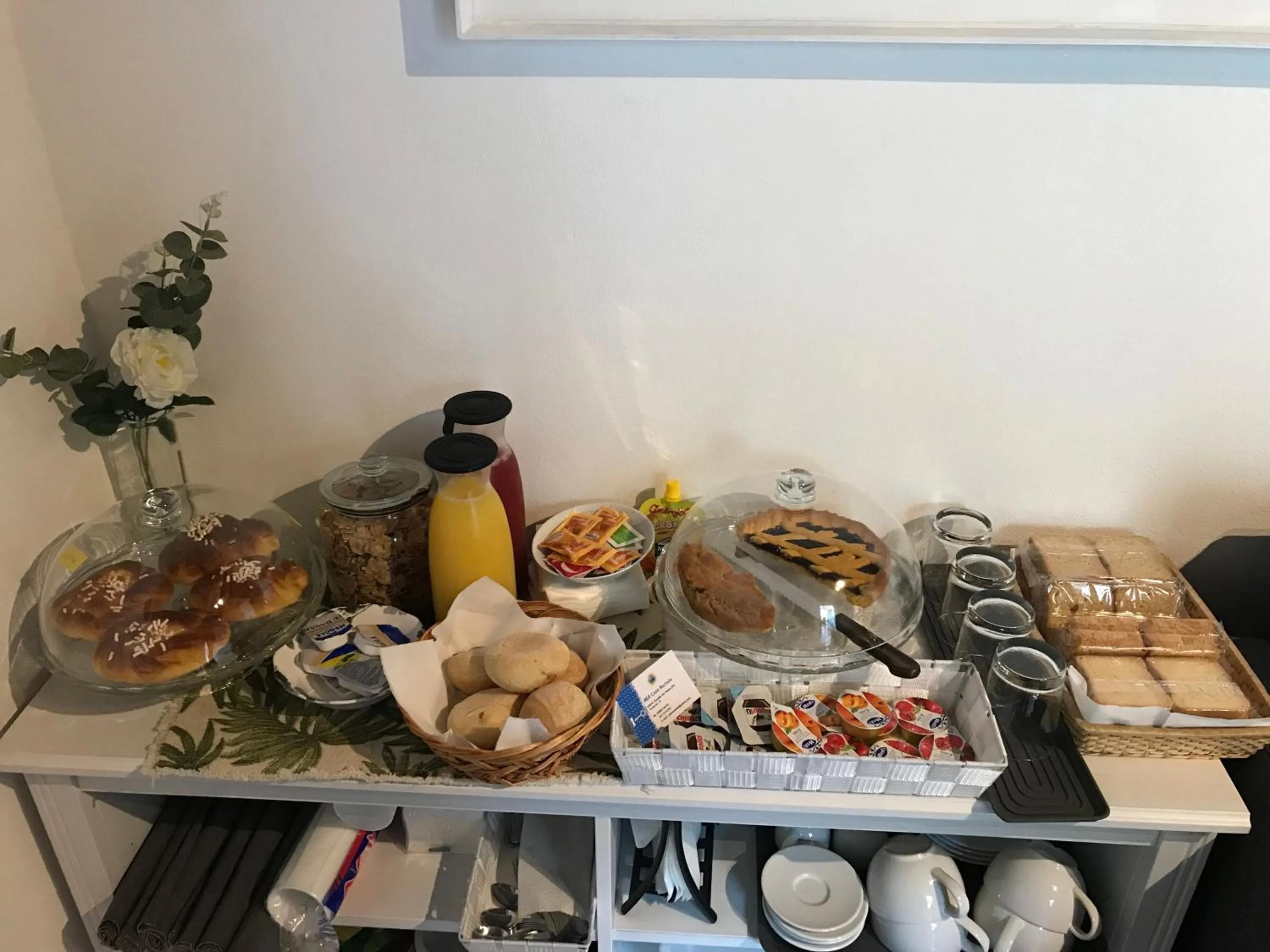 Buffet breakfast in B&B Casa Rachele