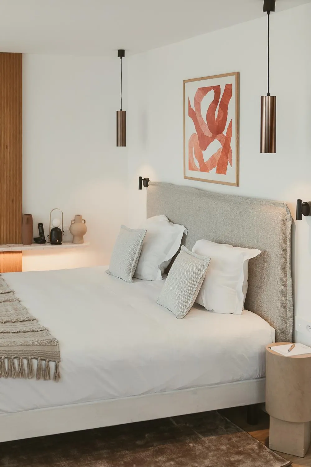 Bed in Hôtel La Plage 5 étoiles La Grande Motte