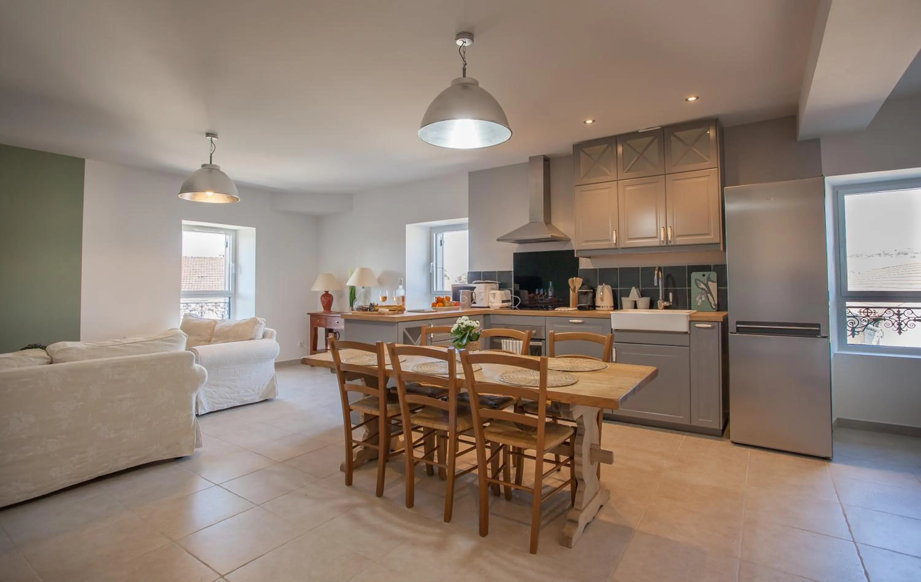 Living room in Clos Olivier de Serres