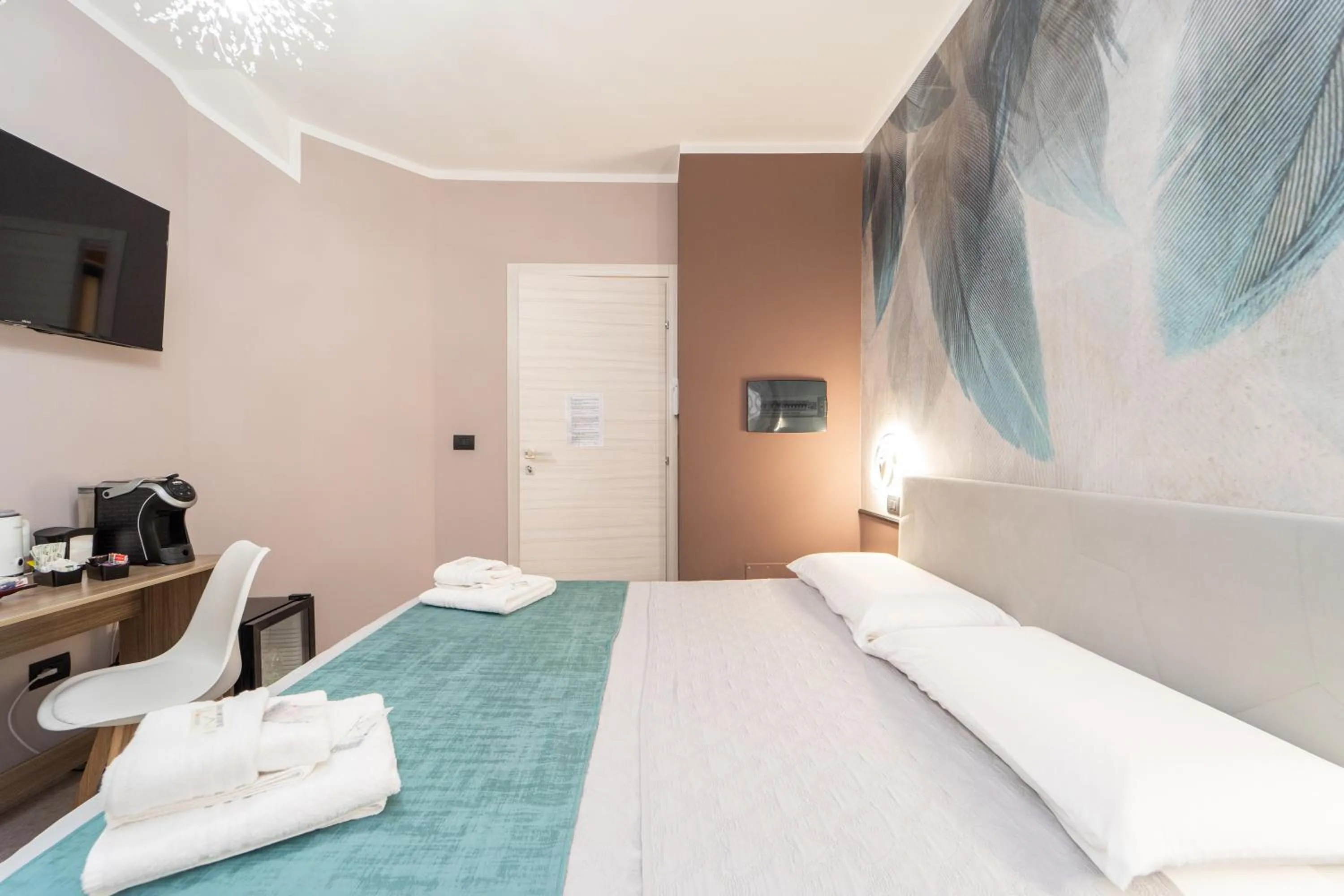 Bed in B&B Golden House & spa