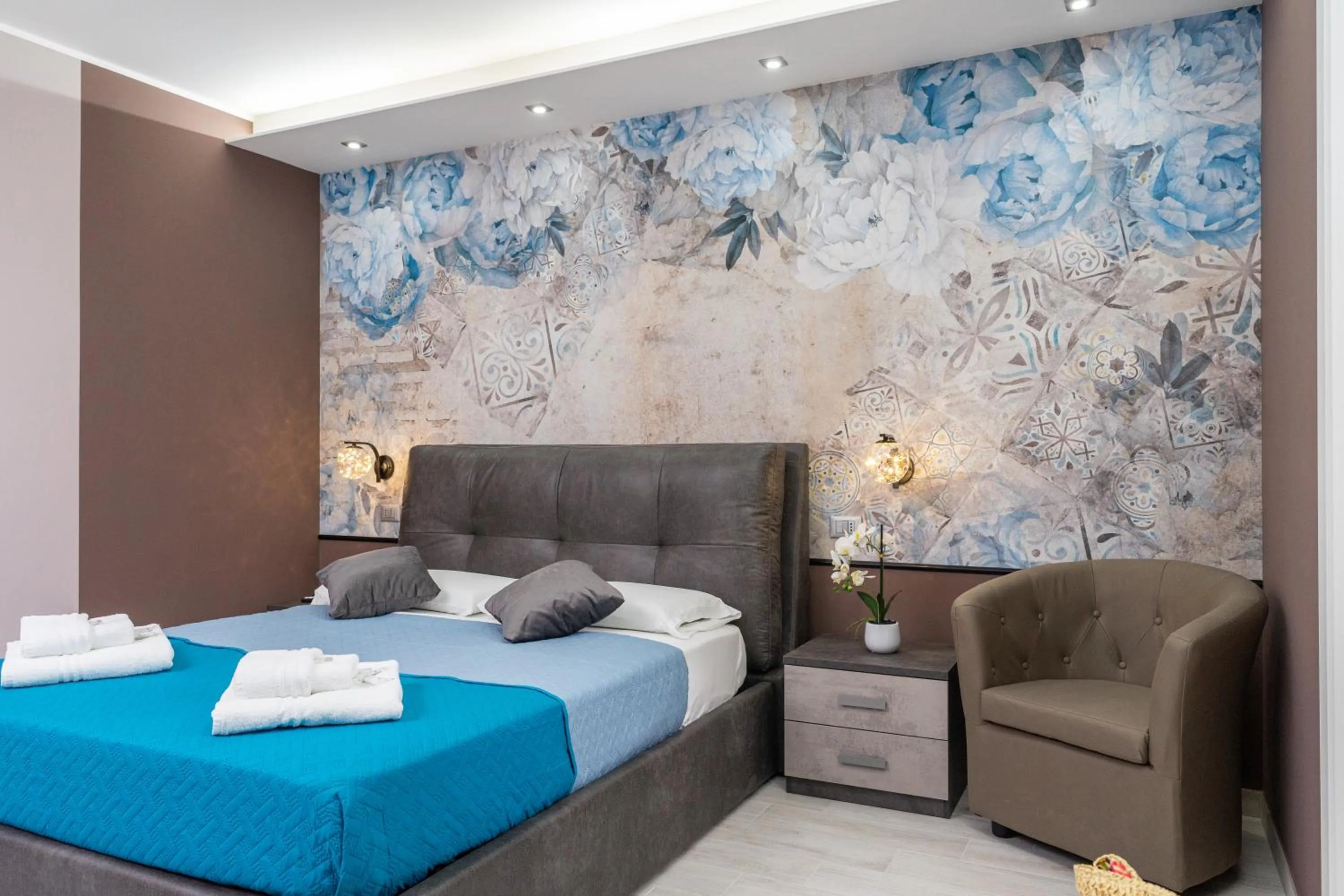 Bed in B&B Golden House & spa