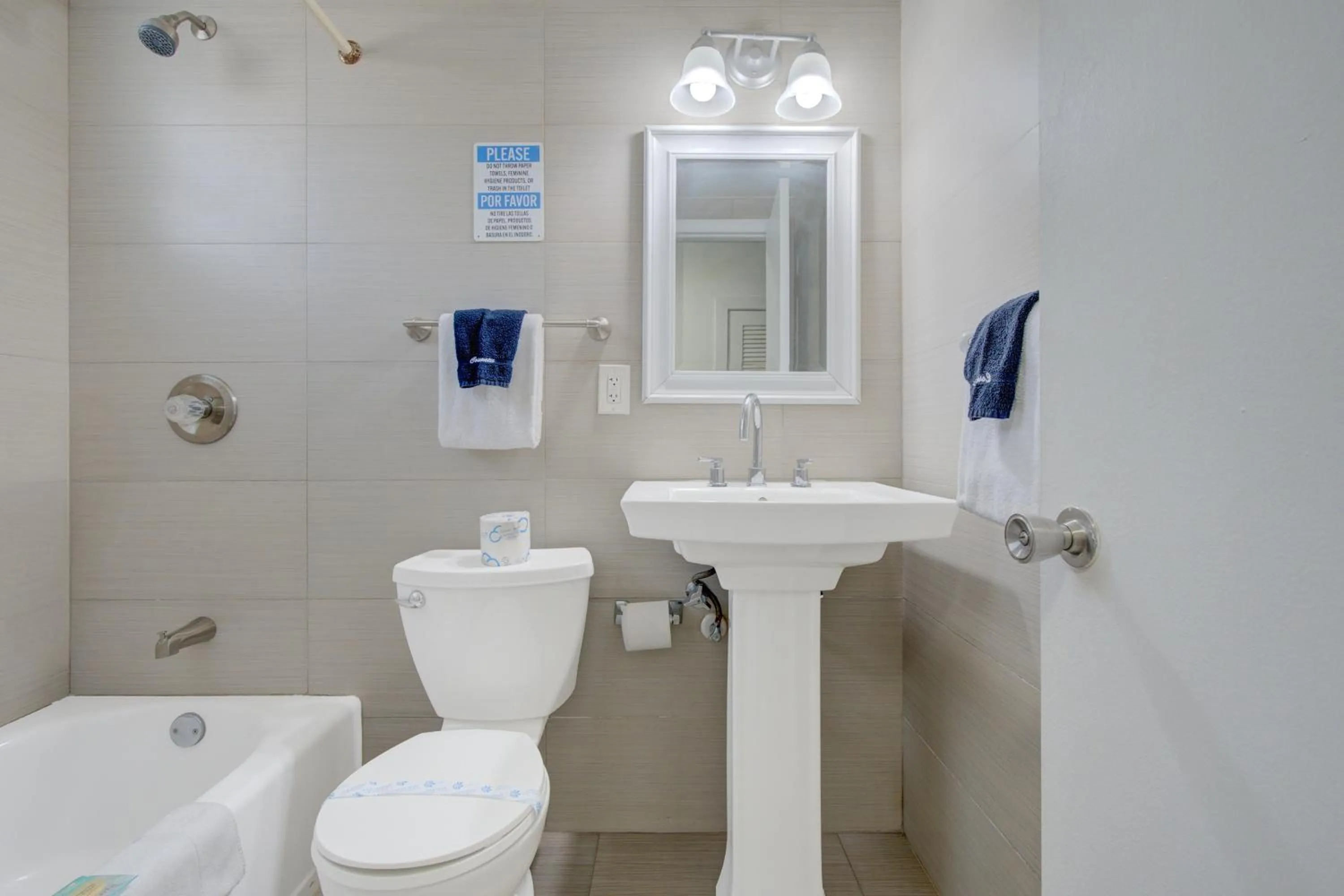 Bathroom in Leeward Motel By Capital O North Miami Beachside