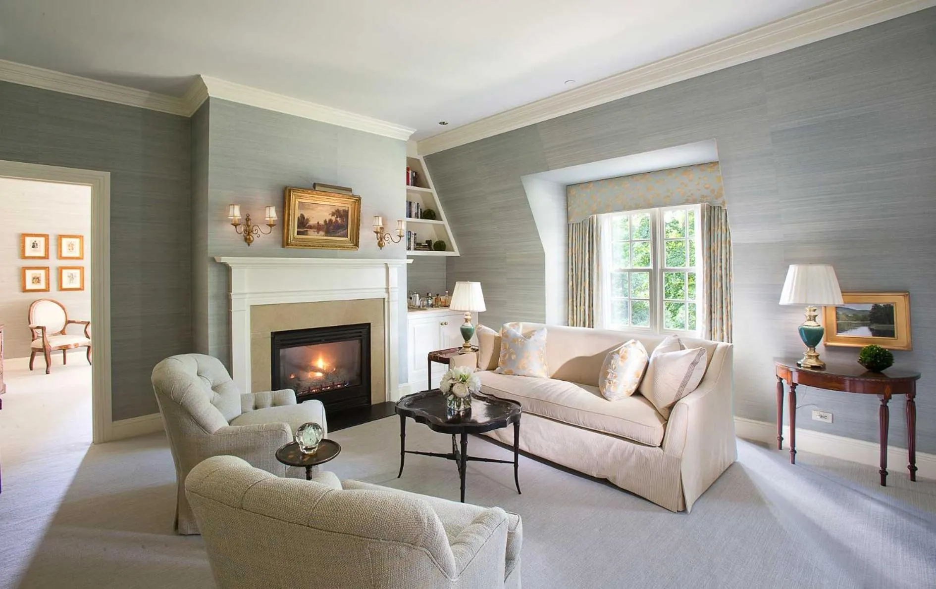 Seating area in The Mayflower Inn & Spa, Auberge Collection