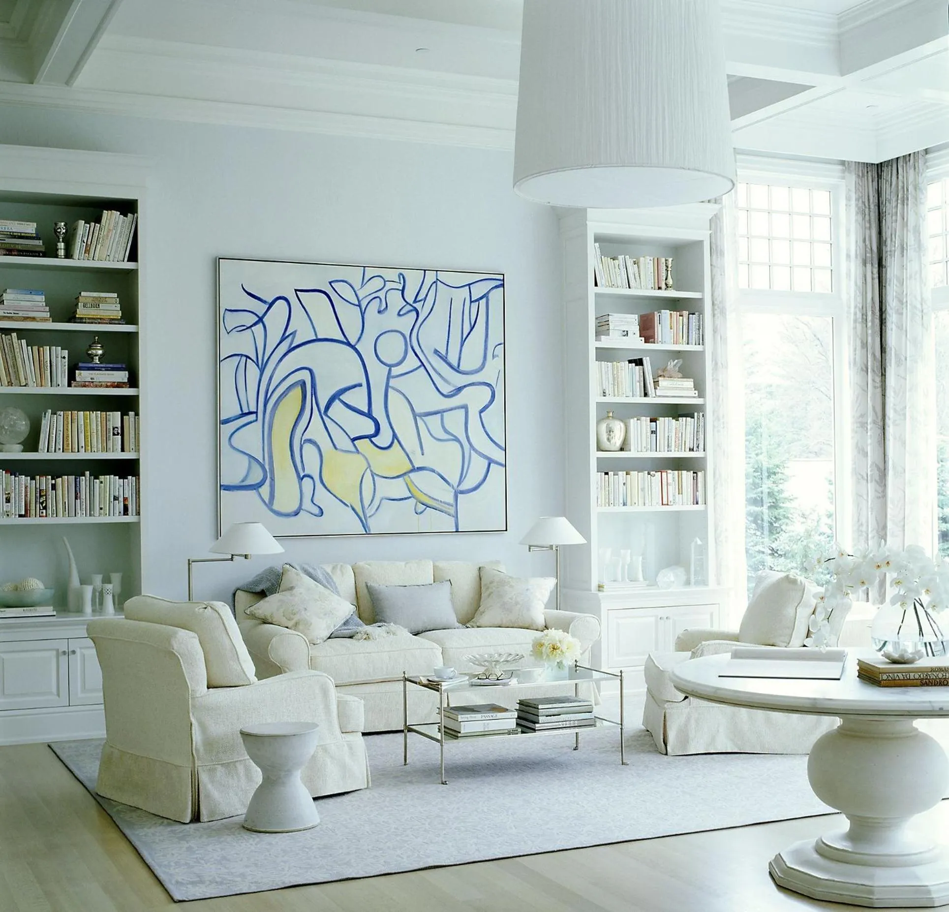 Living room in The Mayflower Inn & Spa, Auberge Collection