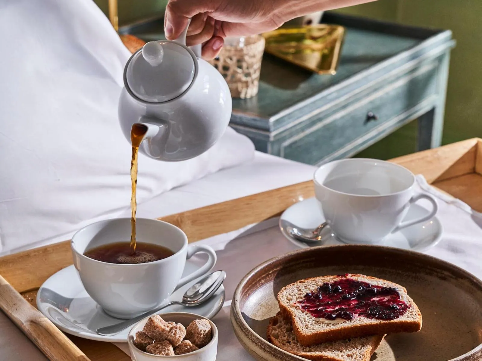 Breakfast in The Mayflower Inn & Spa, Auberge Collection