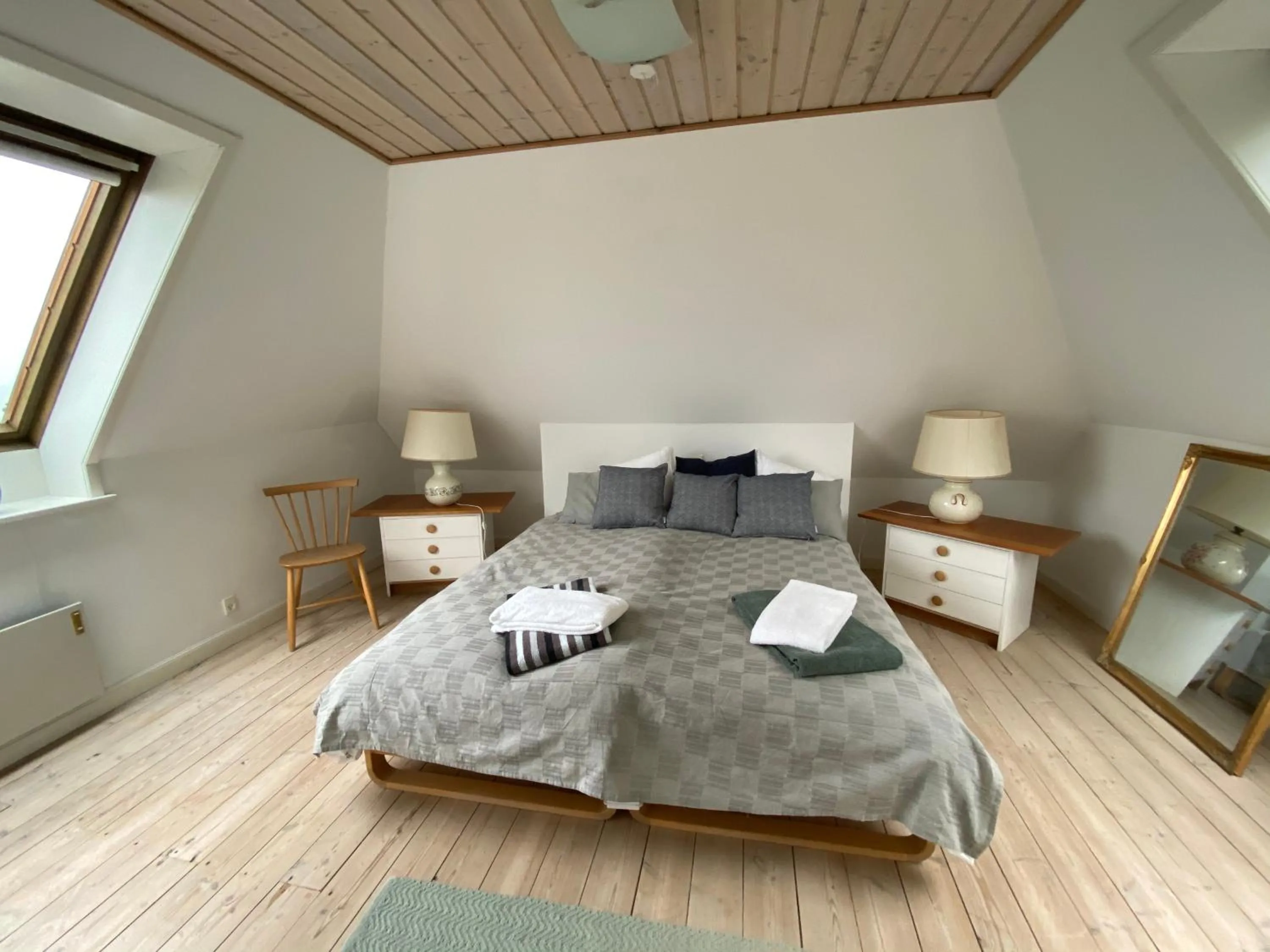 Bed in Skærven Beachfront Apartments and Cottage