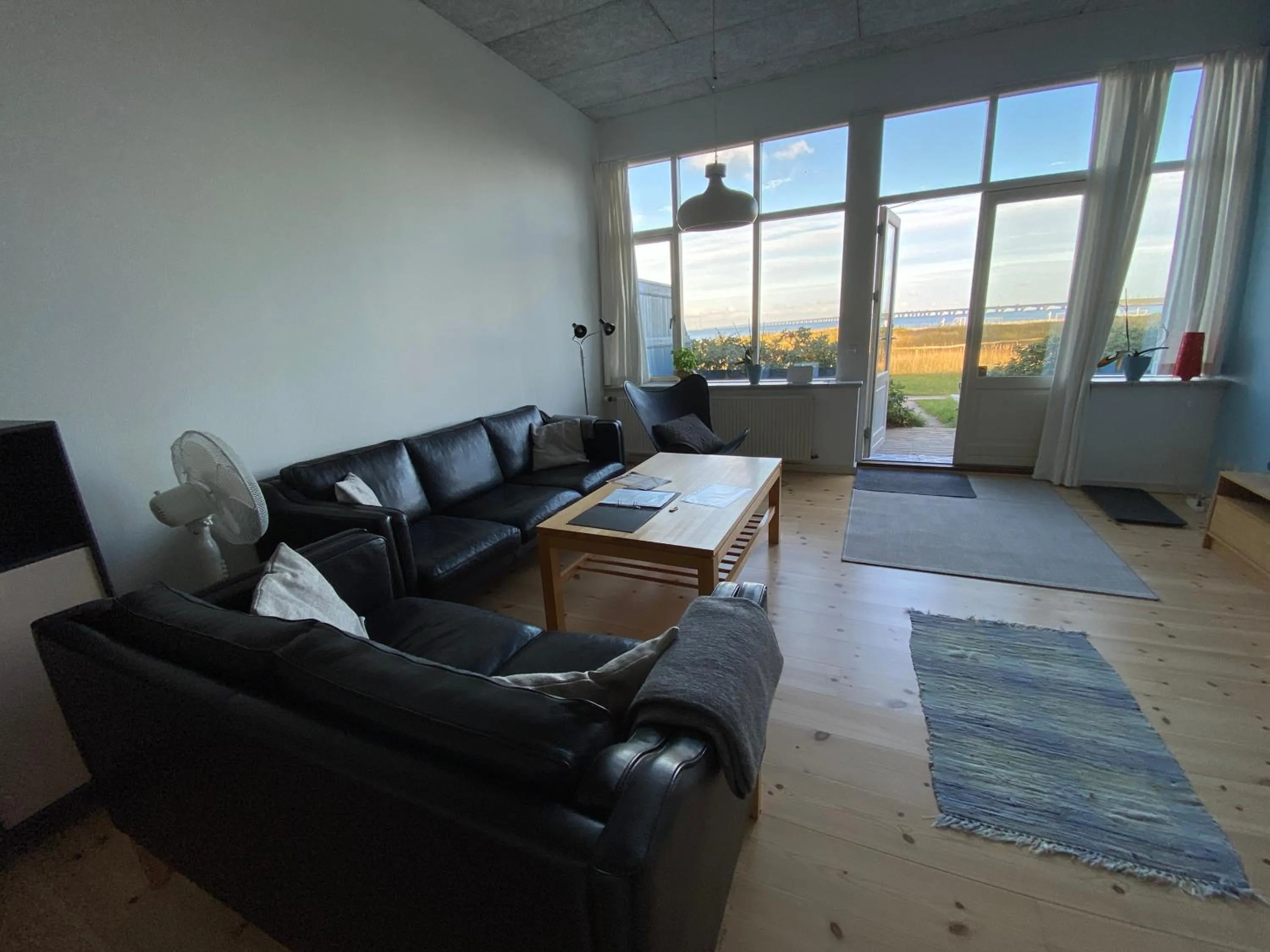 Living room in Skærven Beachfront Apartments and Cottage