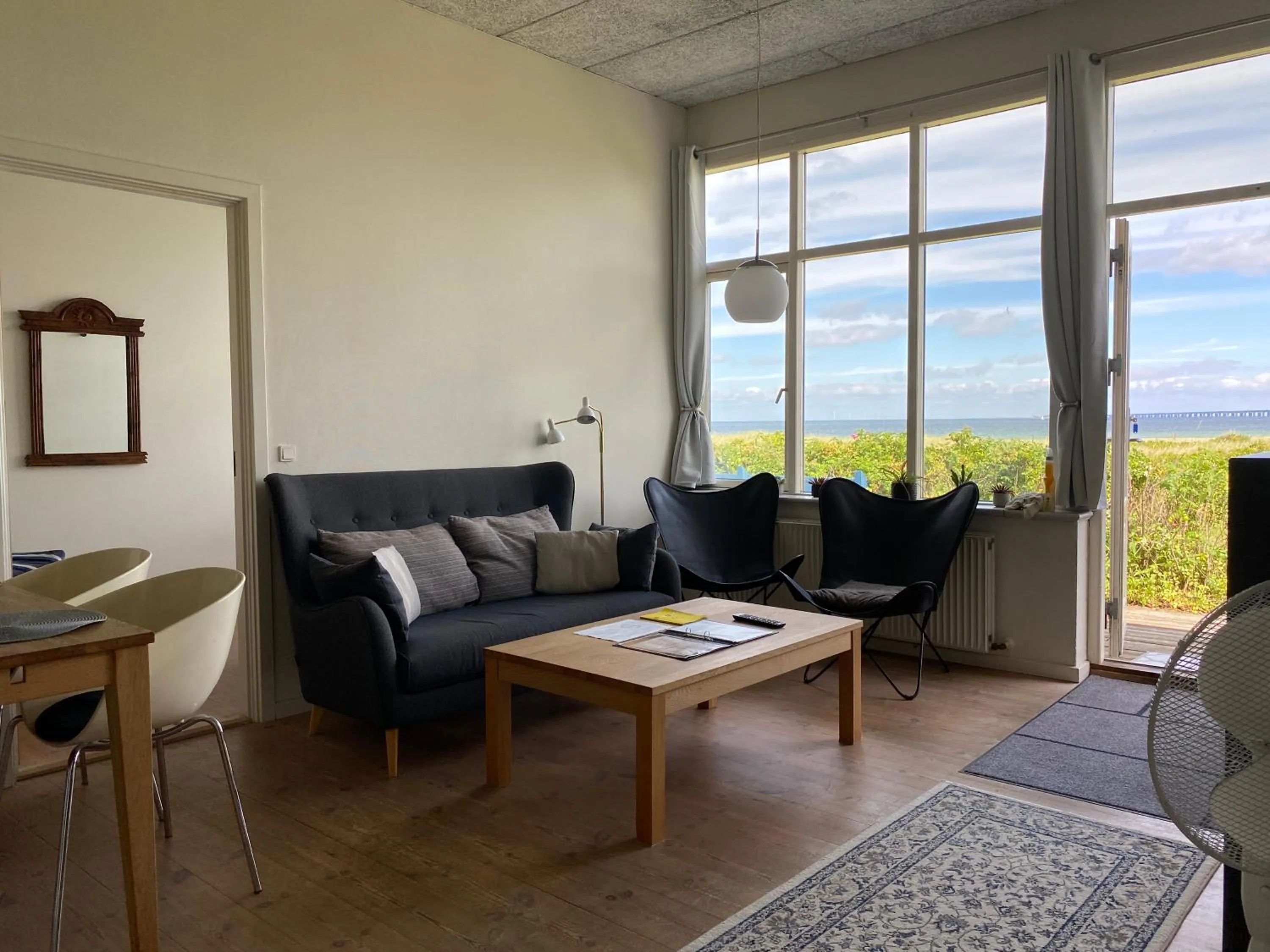 Living room in Skærven Beachfront Apartments and Cottage