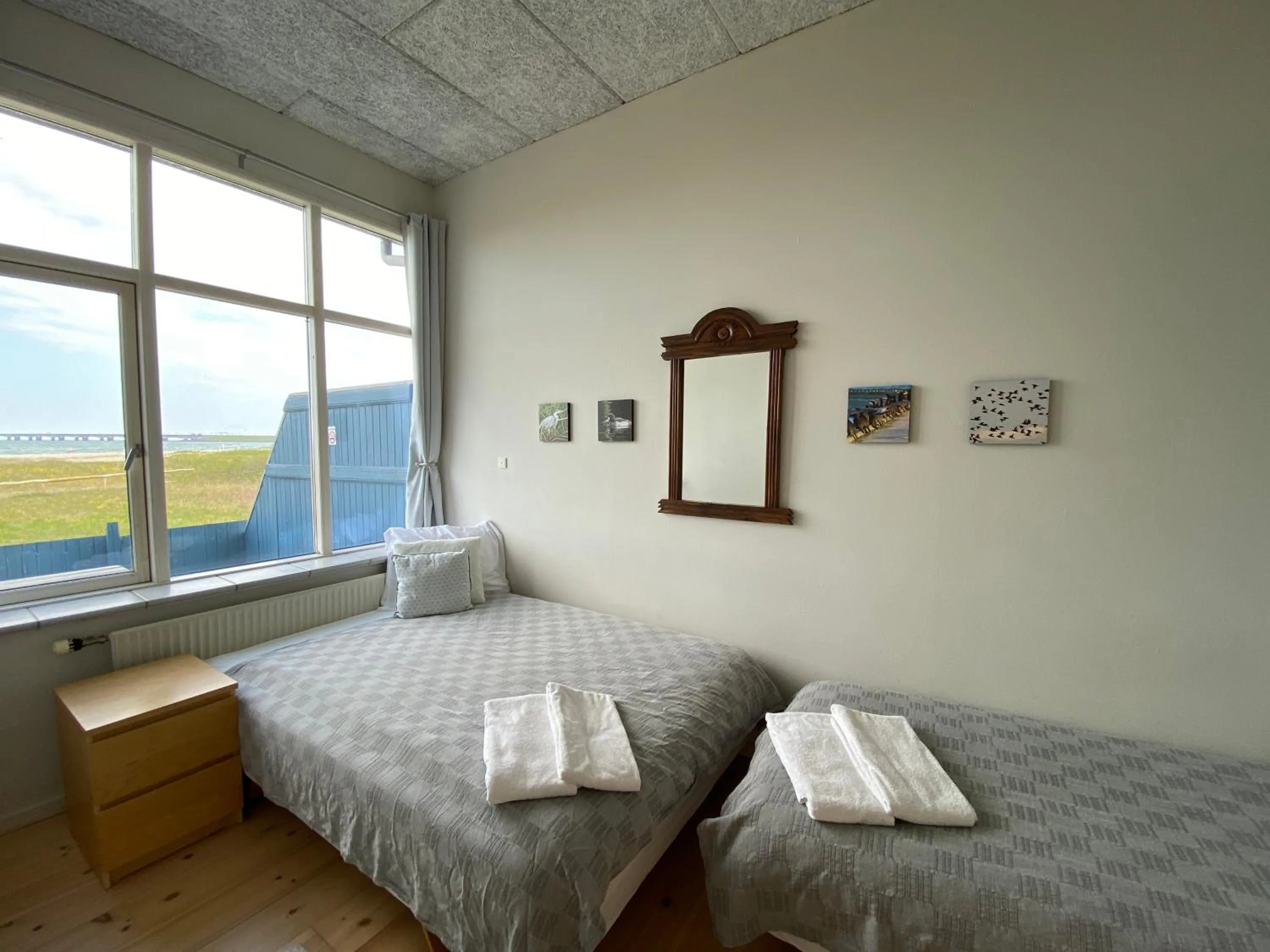 Bed in Skærven Beachfront Apartments and Cottage