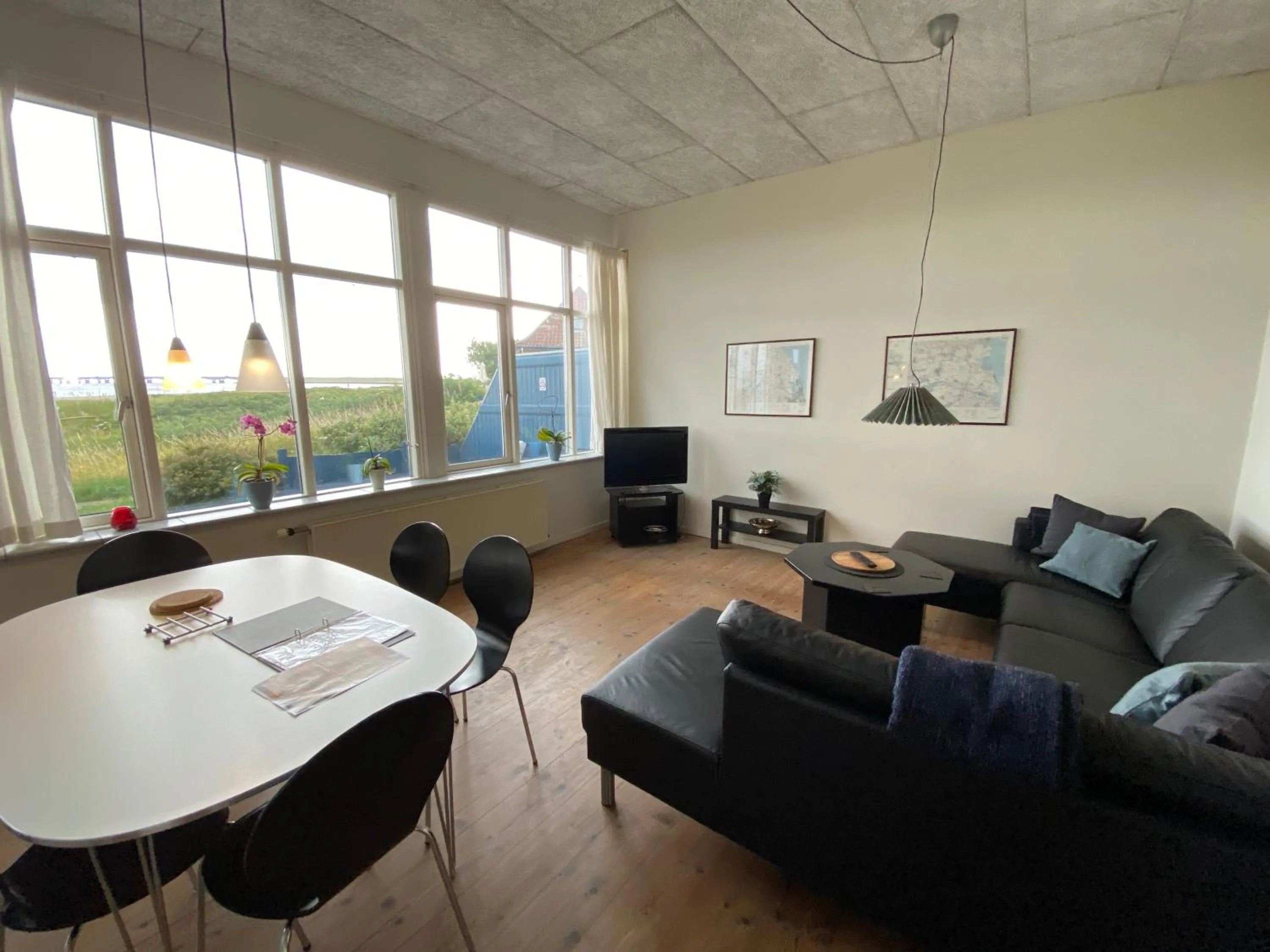 Living room in Skærven Beachfront Apartments and Cottage