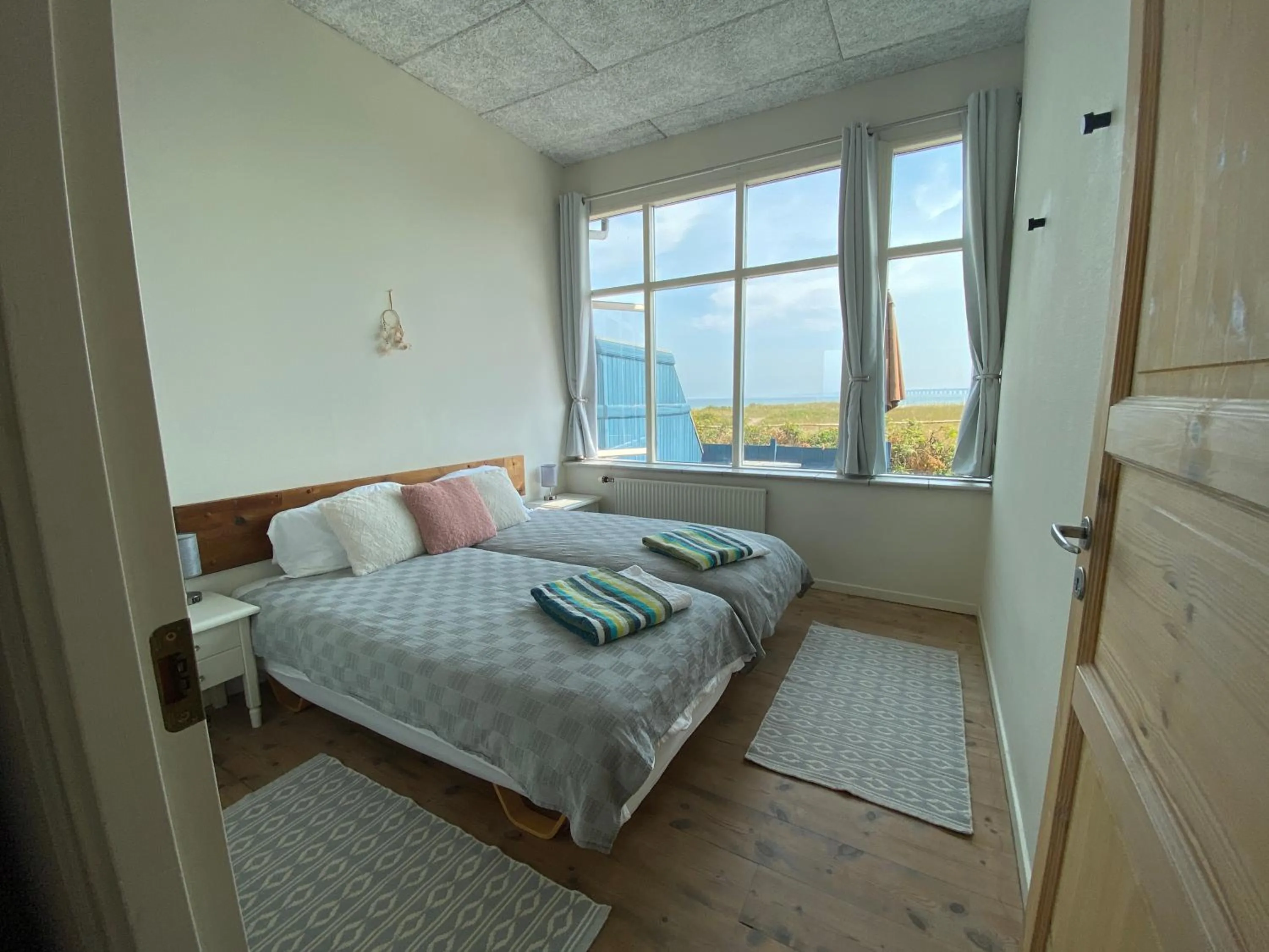 Bed in Skærven Beachfront Apartments and Cottage