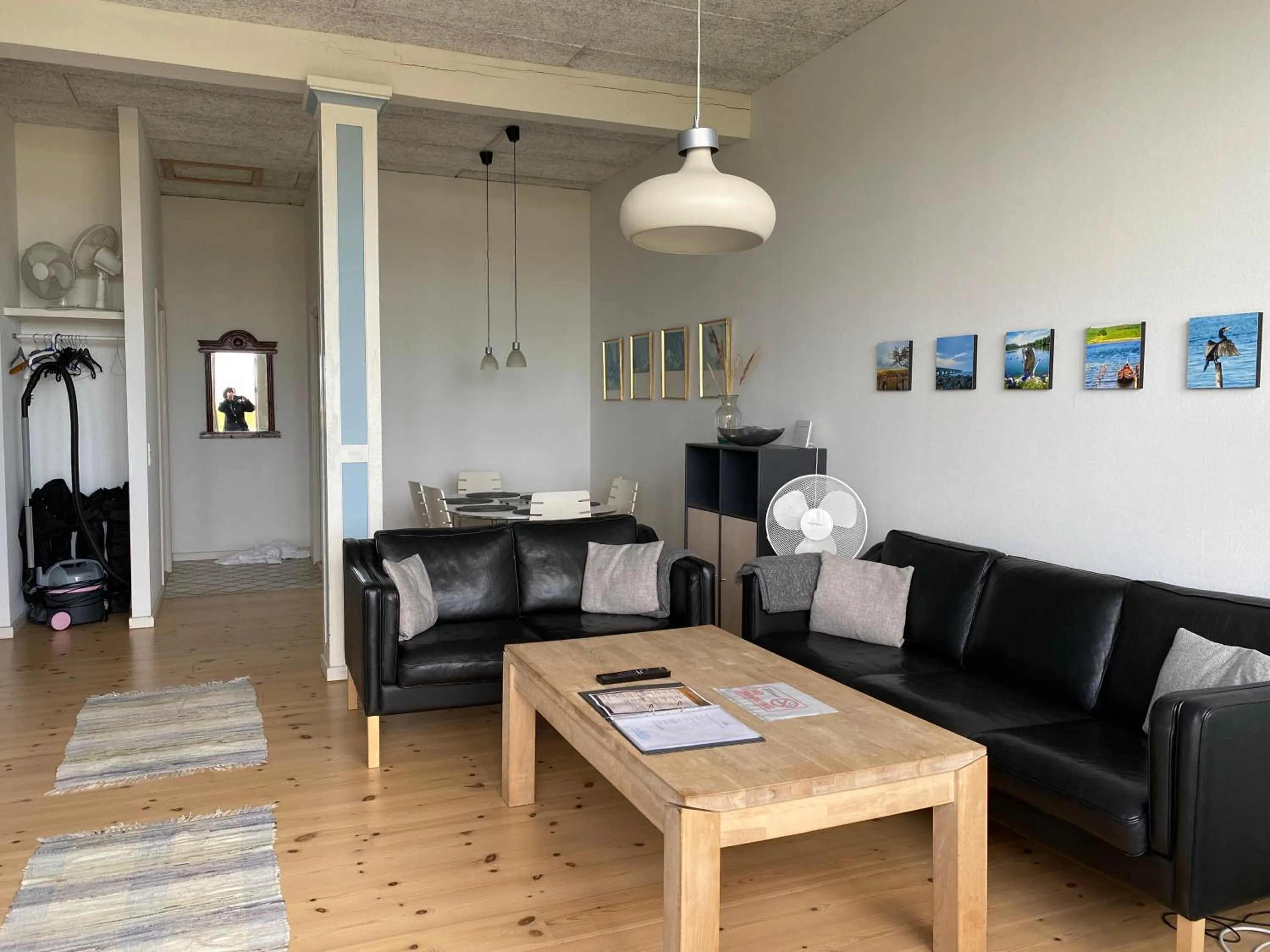 Living room in Skærven Beachfront Apartments and Cottage