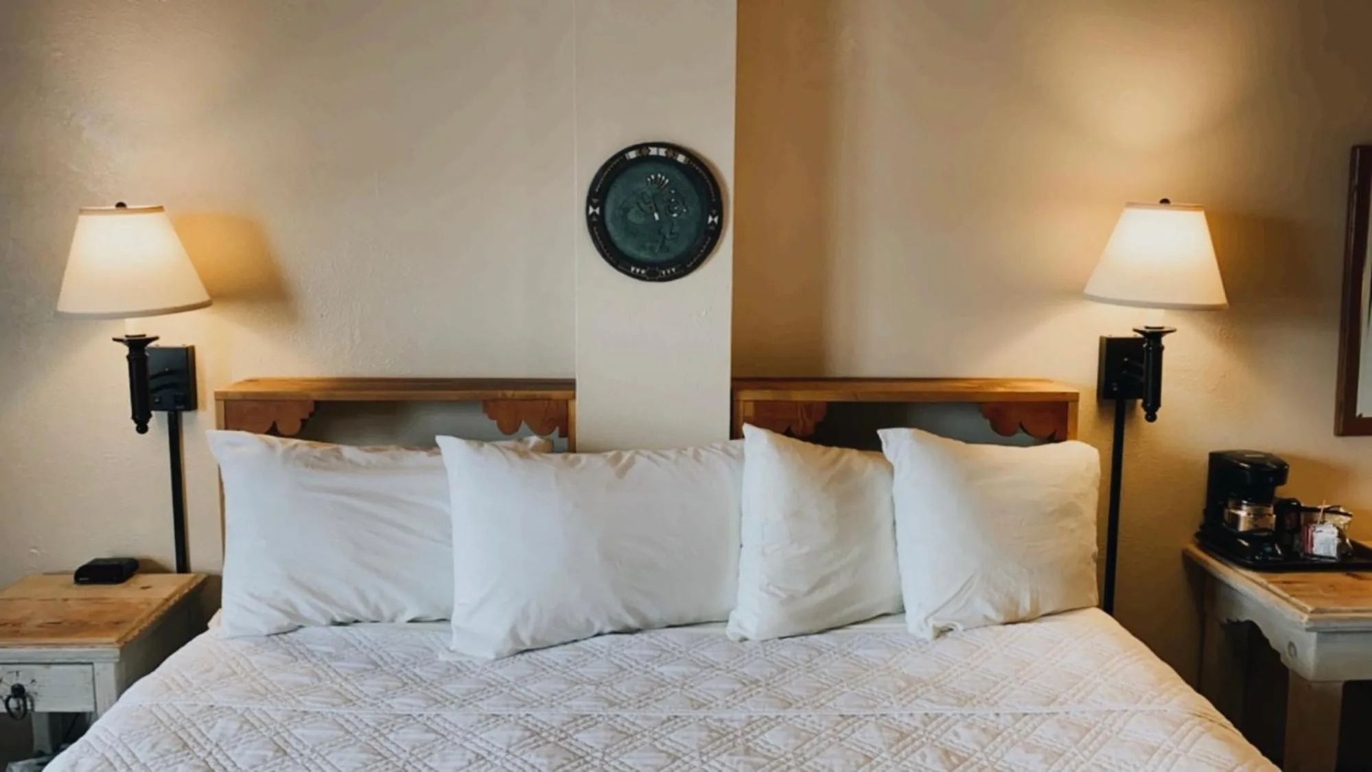 Bed in Chama Trails Motel